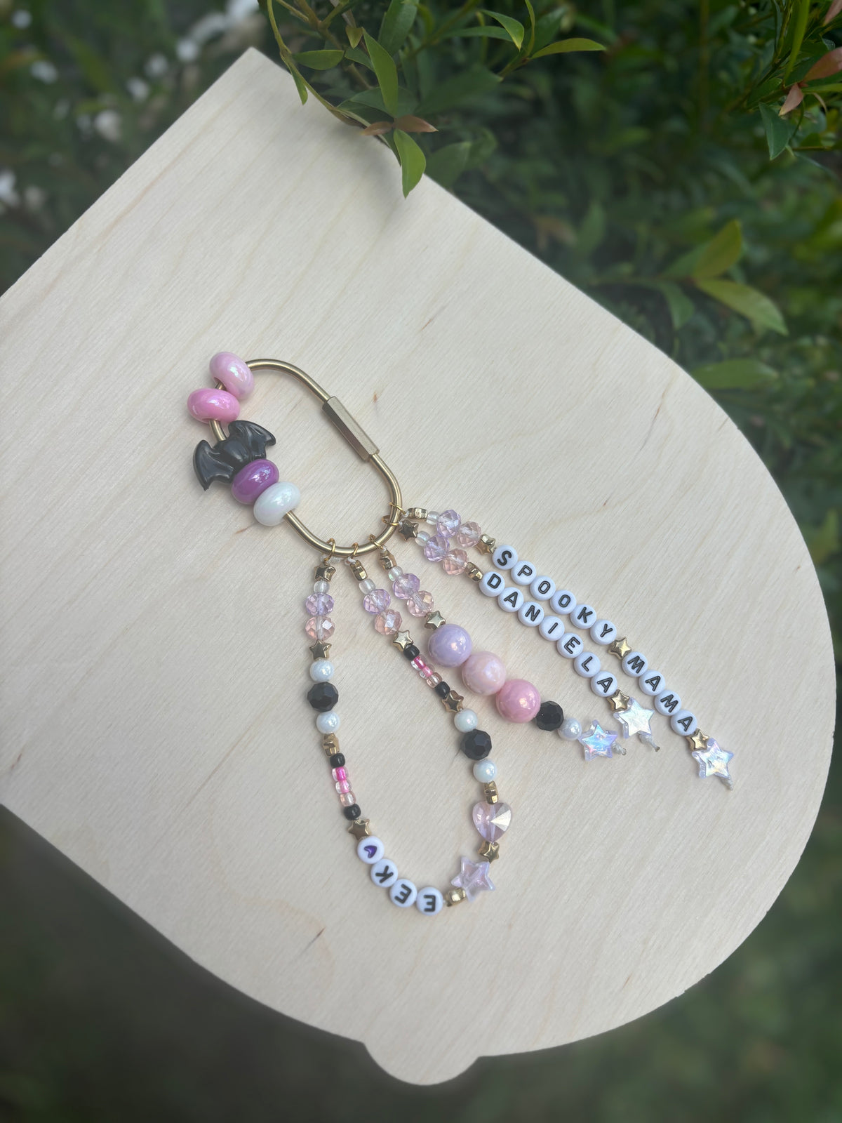Pastel Halloween bag charm