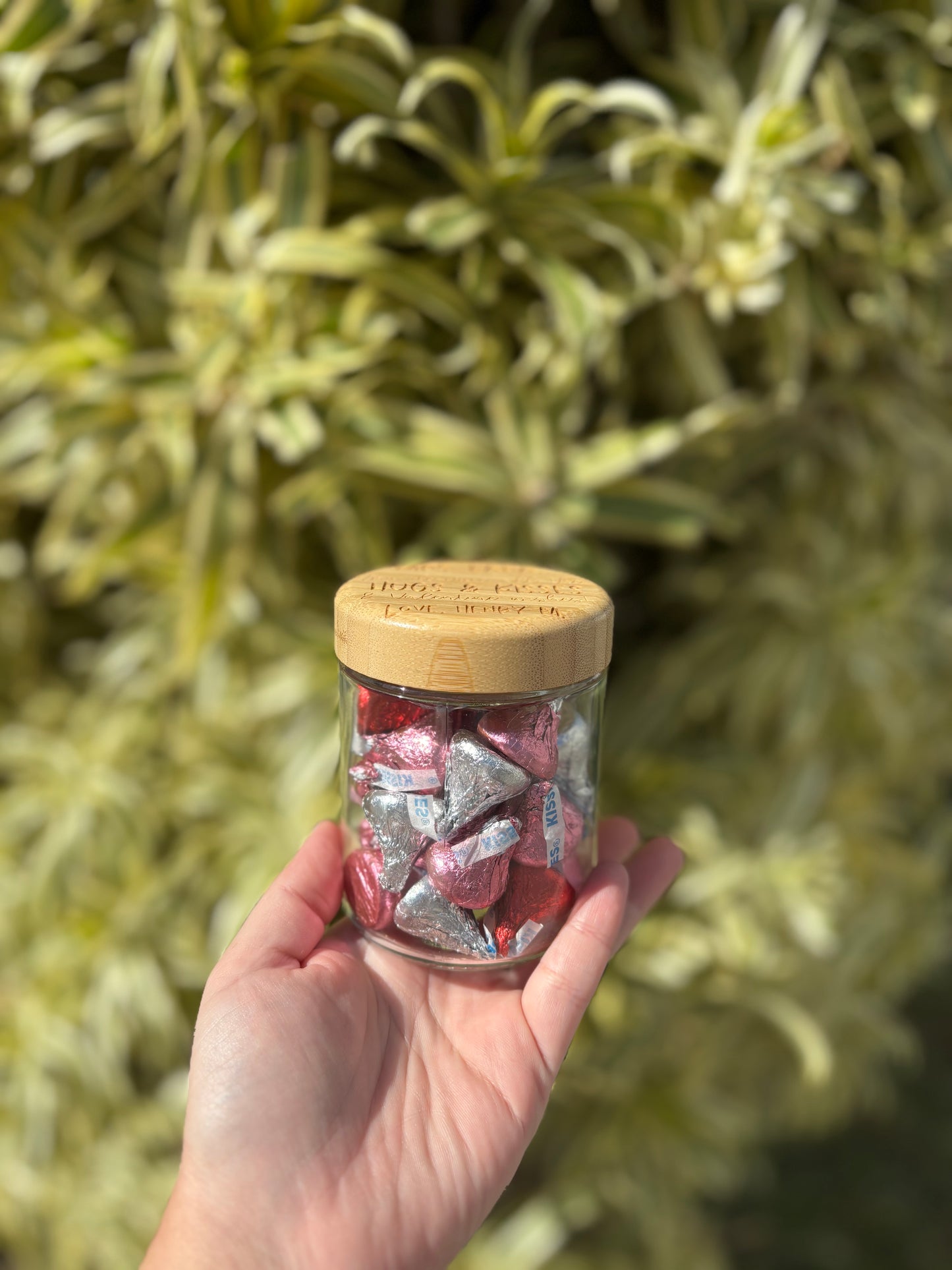 Valentine’s Day teacher candy jar