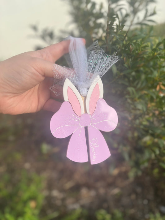 Easter bow tag