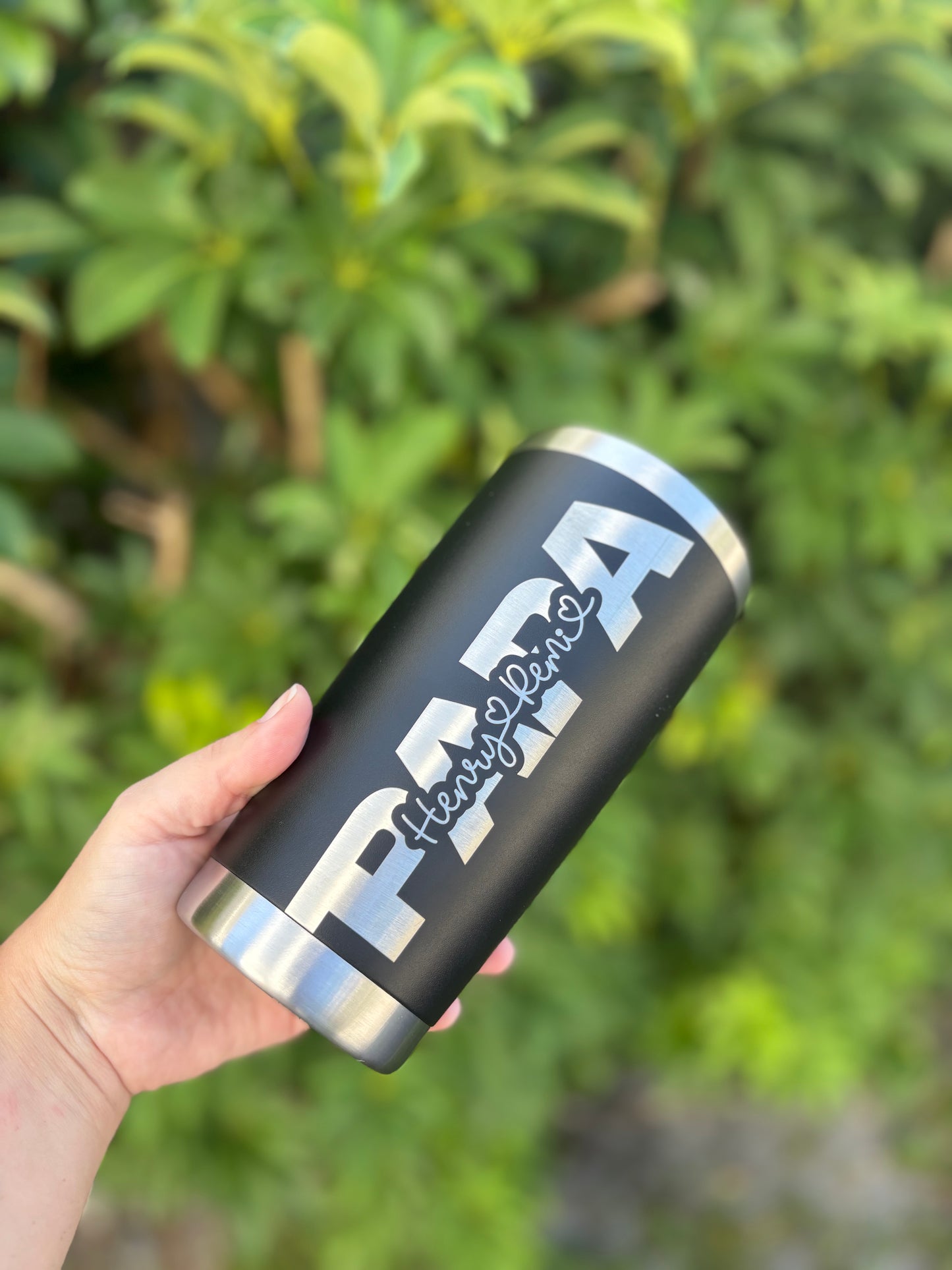 Dad nutrition fact tumbler