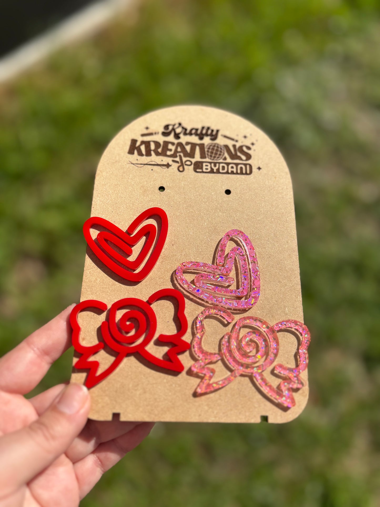 Valentine bookmarks