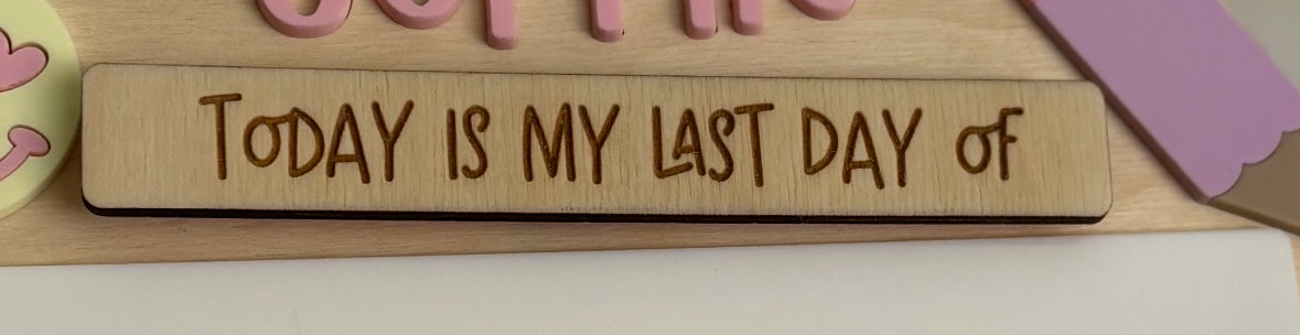 Replacement- back to school board