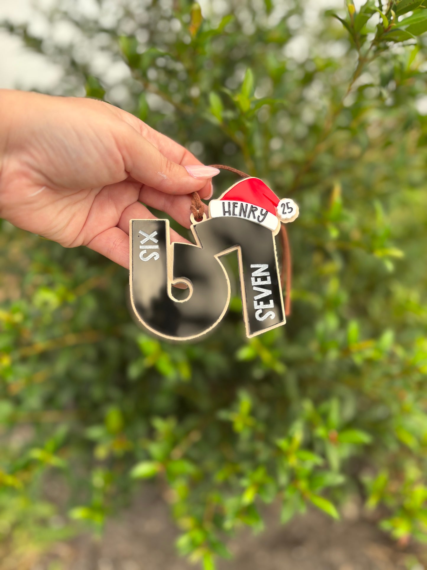 Six Seven Christmas ornament