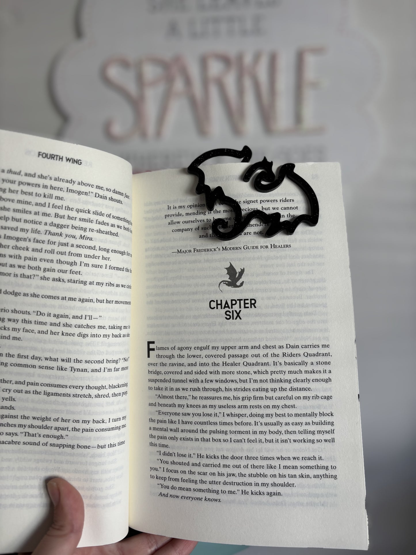 Dragon acrylic bookmark