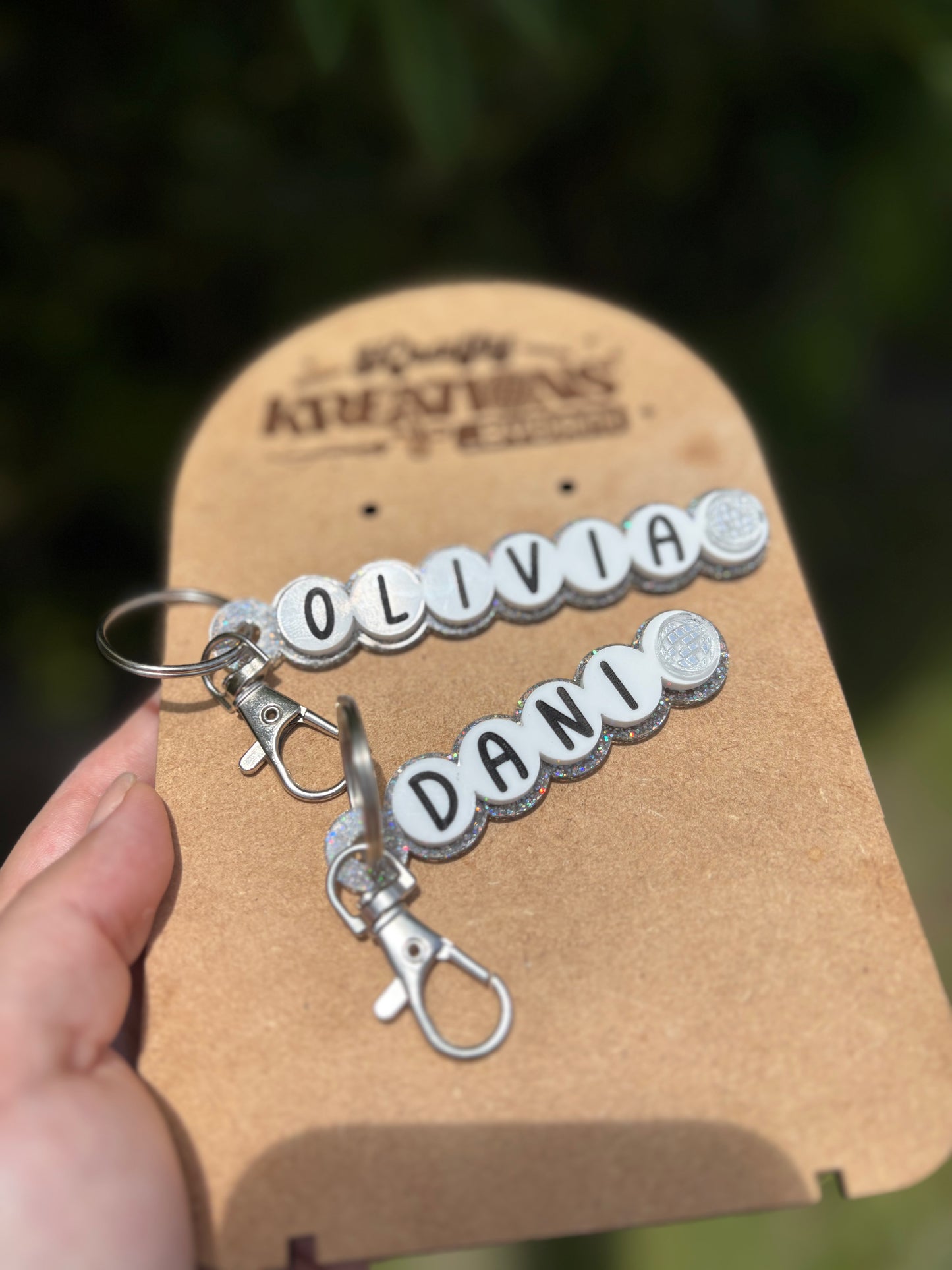 Friendship bracelet keychain