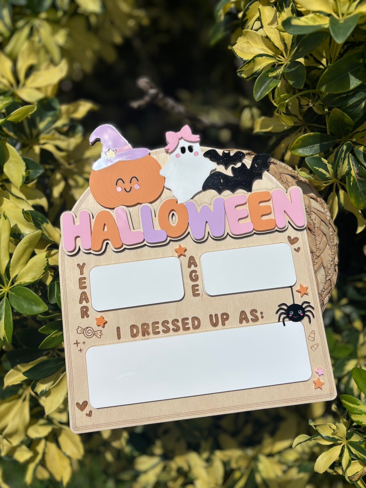 Whimsical Halloween sign