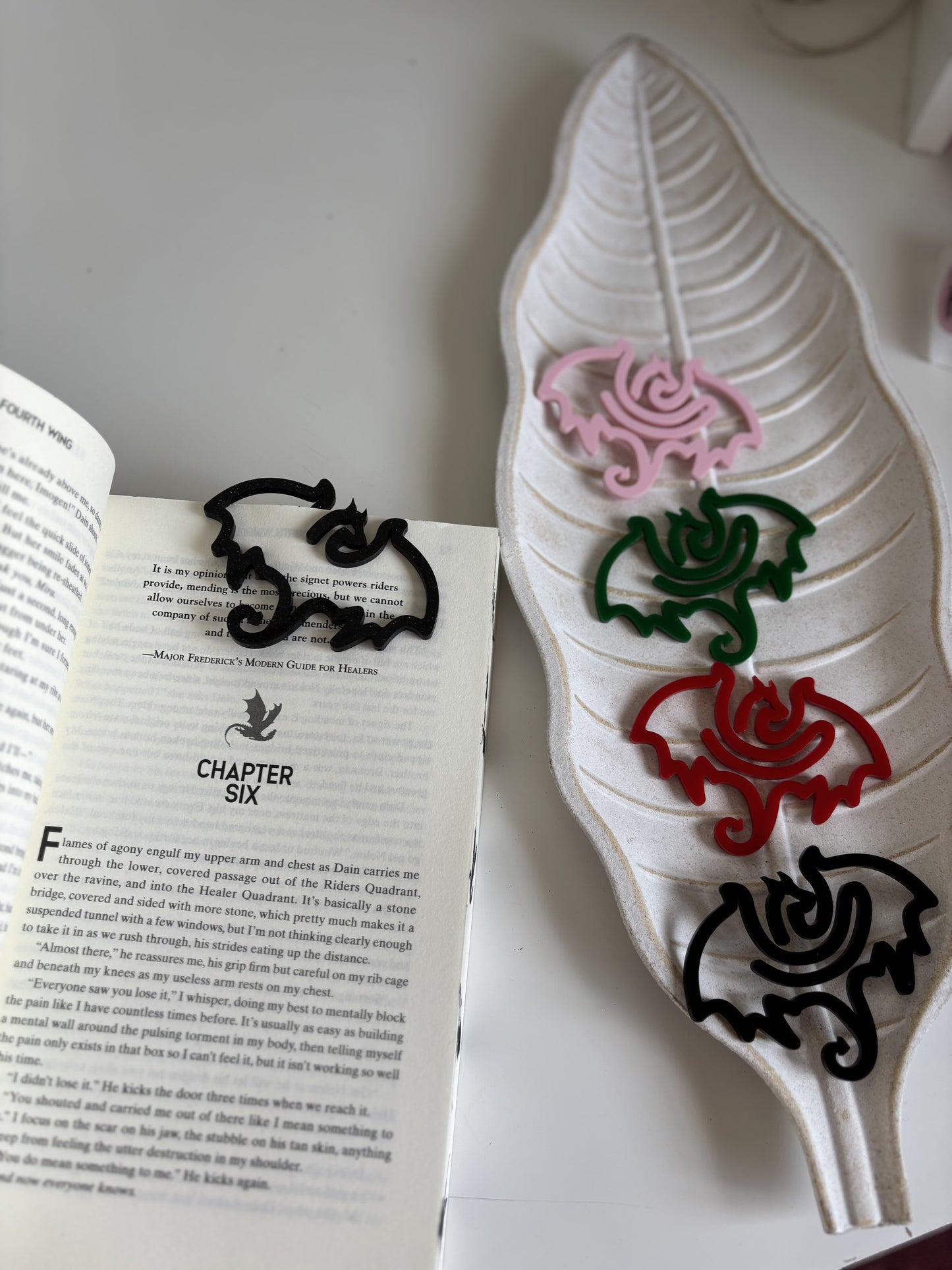 Dragon acrylic bookmark