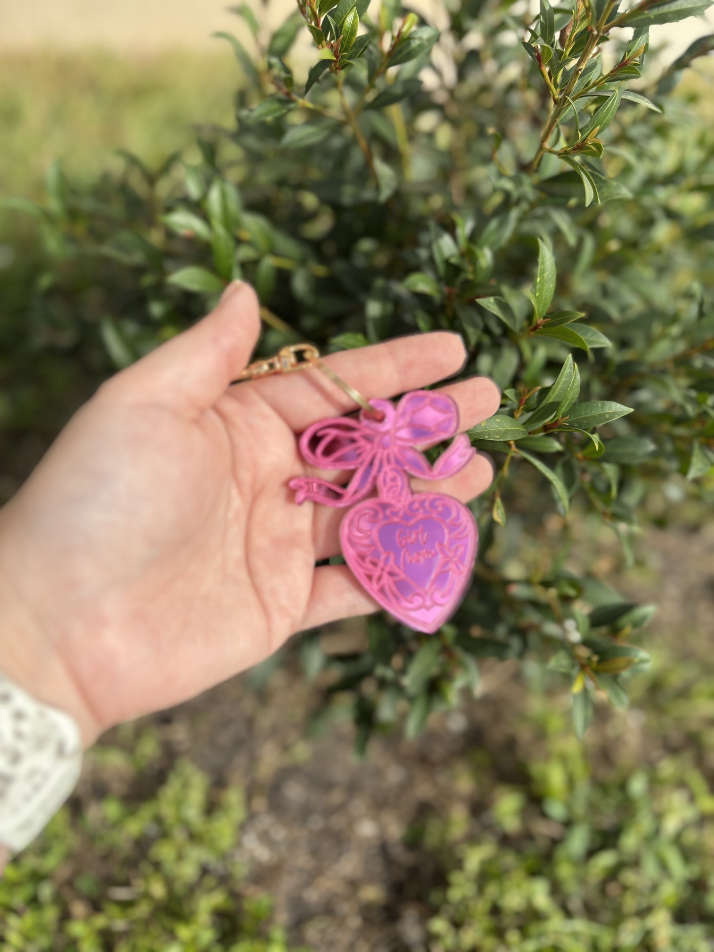 Locket keychain
