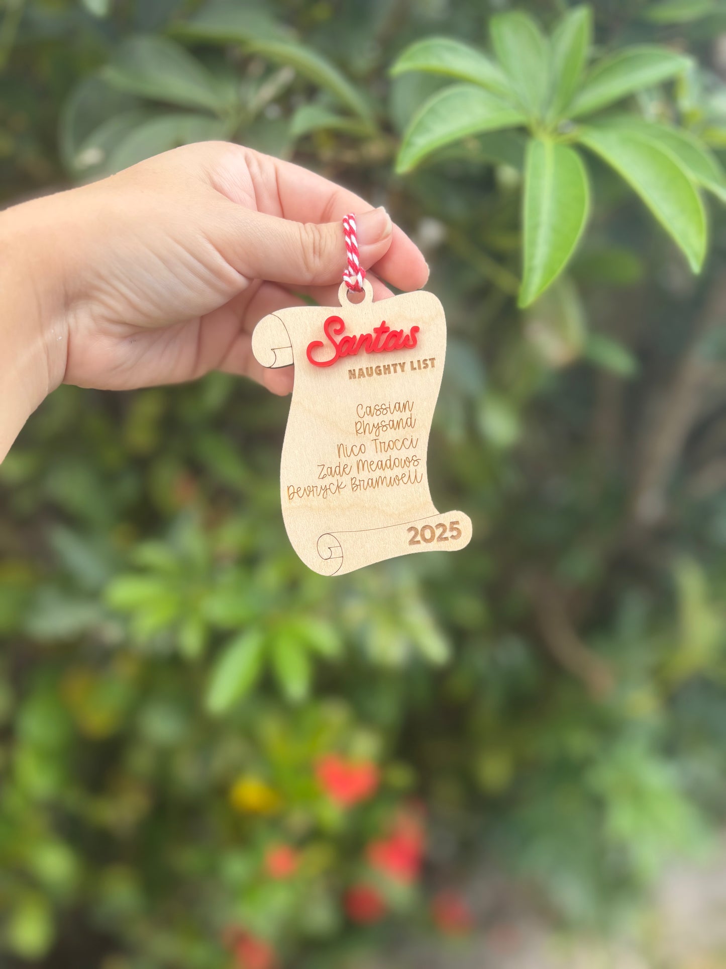 Book boyfriend scroll ornament