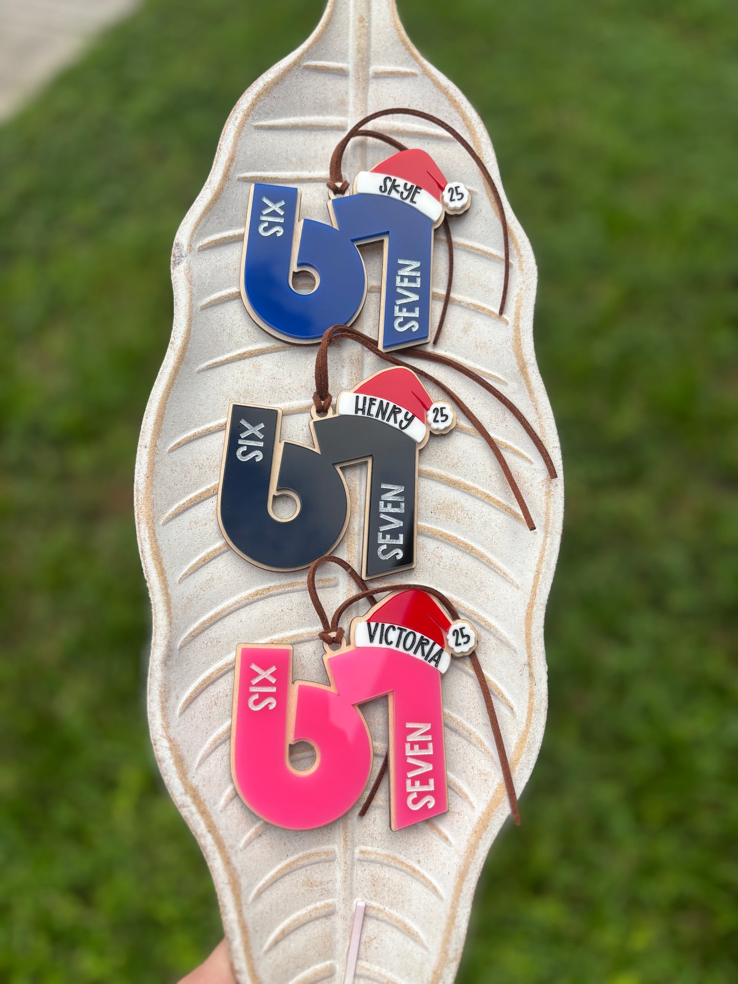 Six Seven Christmas ornament