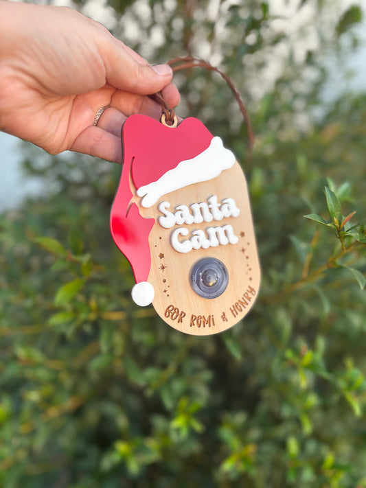 Christmas Cam | Santa Cam | Elf Surveillance | Santa Camera | Christmas Magic | Christmas ornament | Elf Cam | Elf Camera | Elf Watch