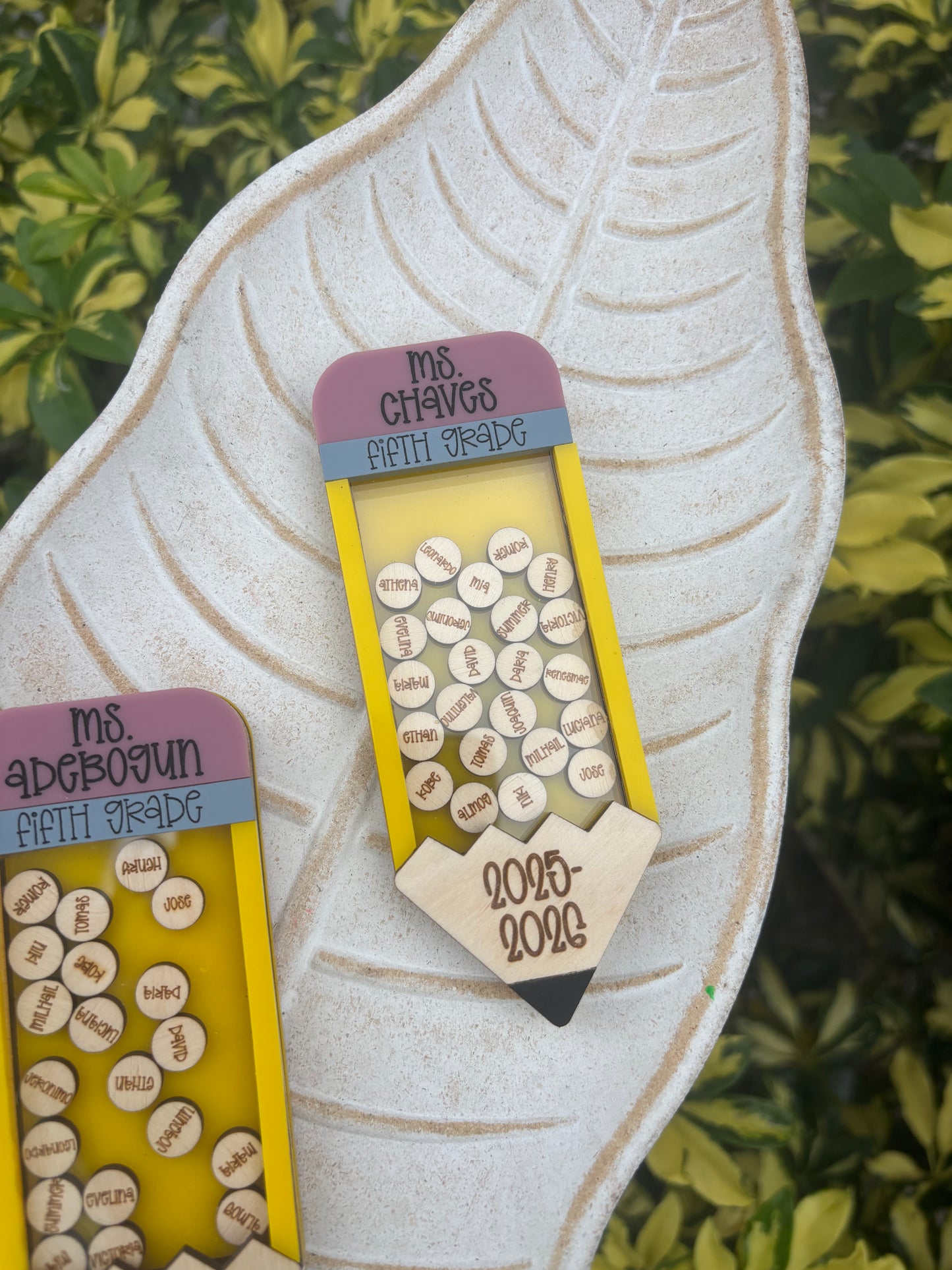Personalized Class Pencil Magnet – Teacher Keepsake Gift