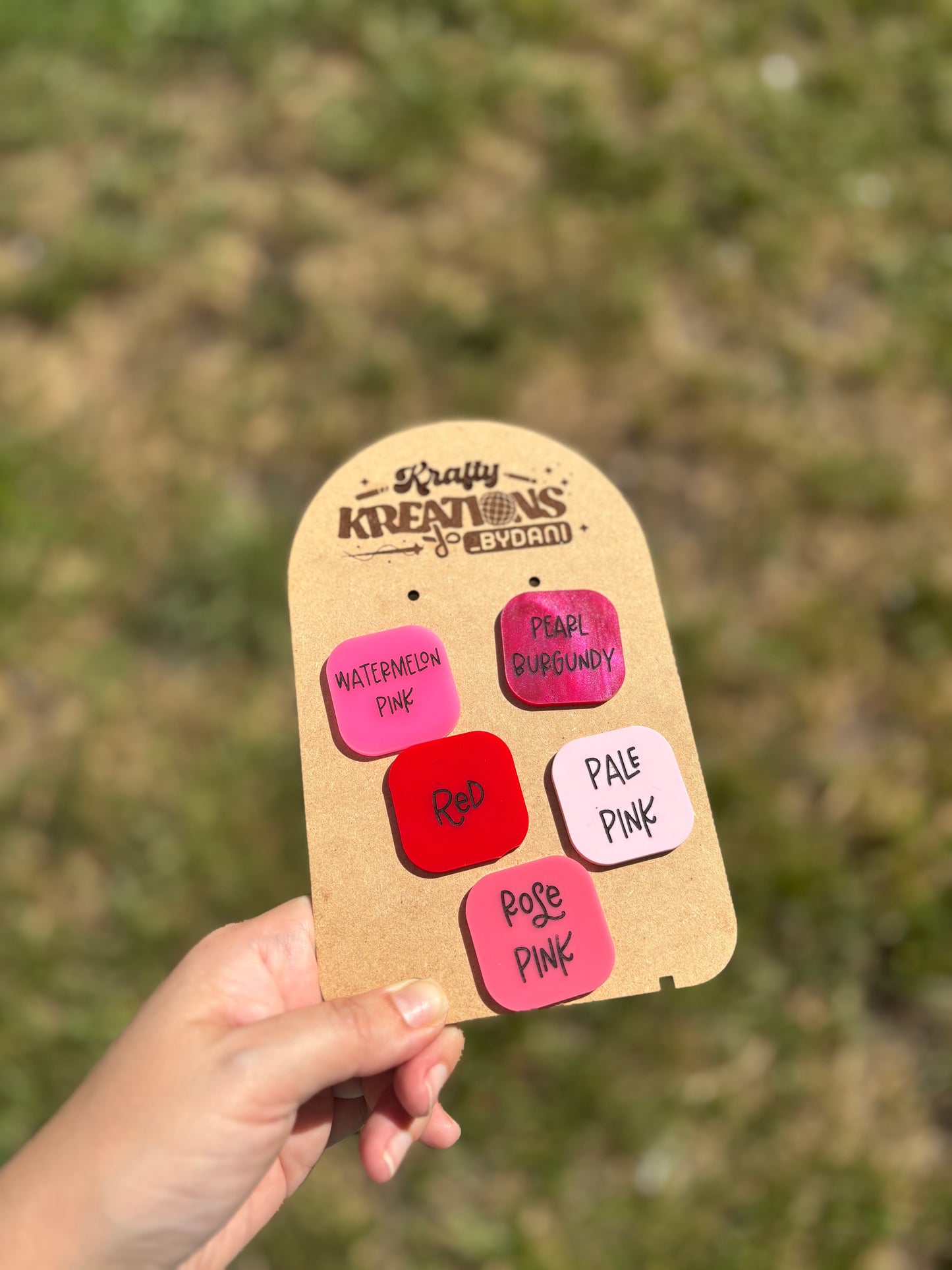 Strawberry Backpack tag