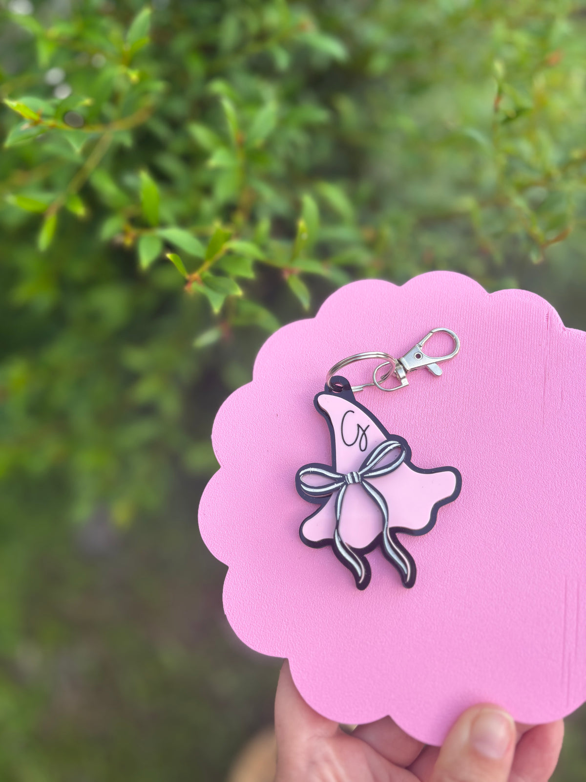 Personalized Witch Hat Keychain