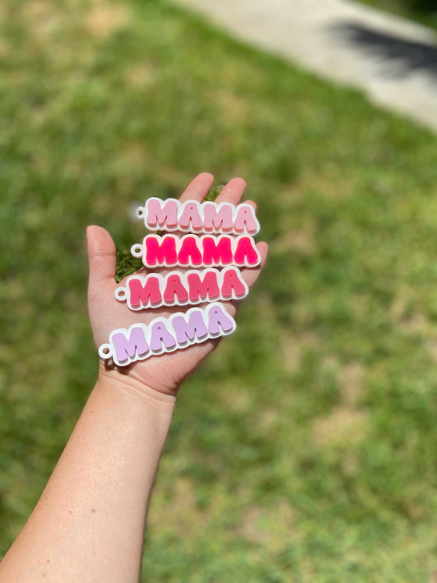 Mama Keychain | 3D KeyChain | Acrylic Name Tag | Bag Tag | Luggage Tag| Mama retro keychains, Mothers day gift