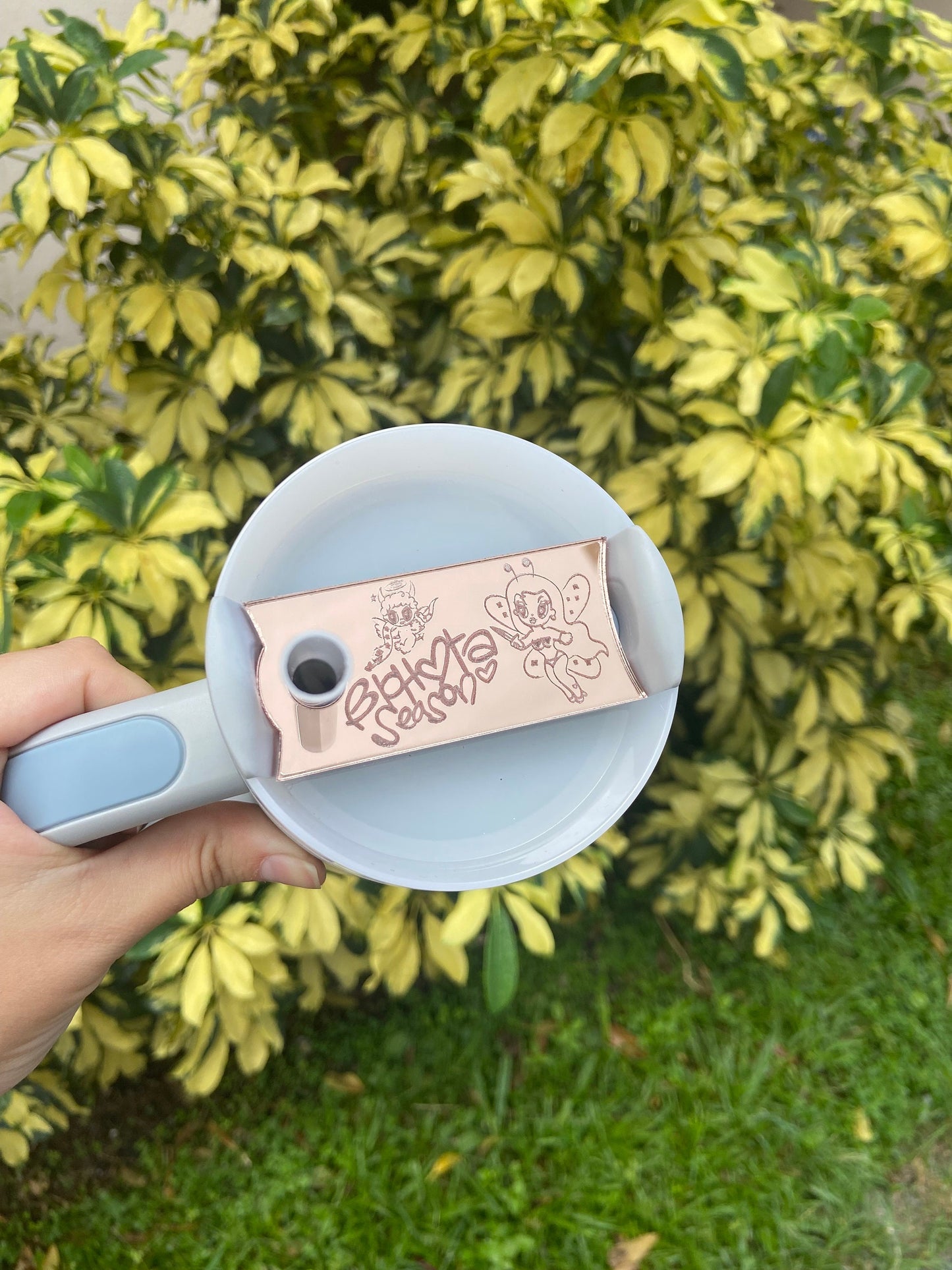 BICHOTA season Stanley name Plate, karol G Stanley tag, BICHOTA tumbler tag, Stanley Name Tag, Acrylic name Plate, rose gold tumbler tag