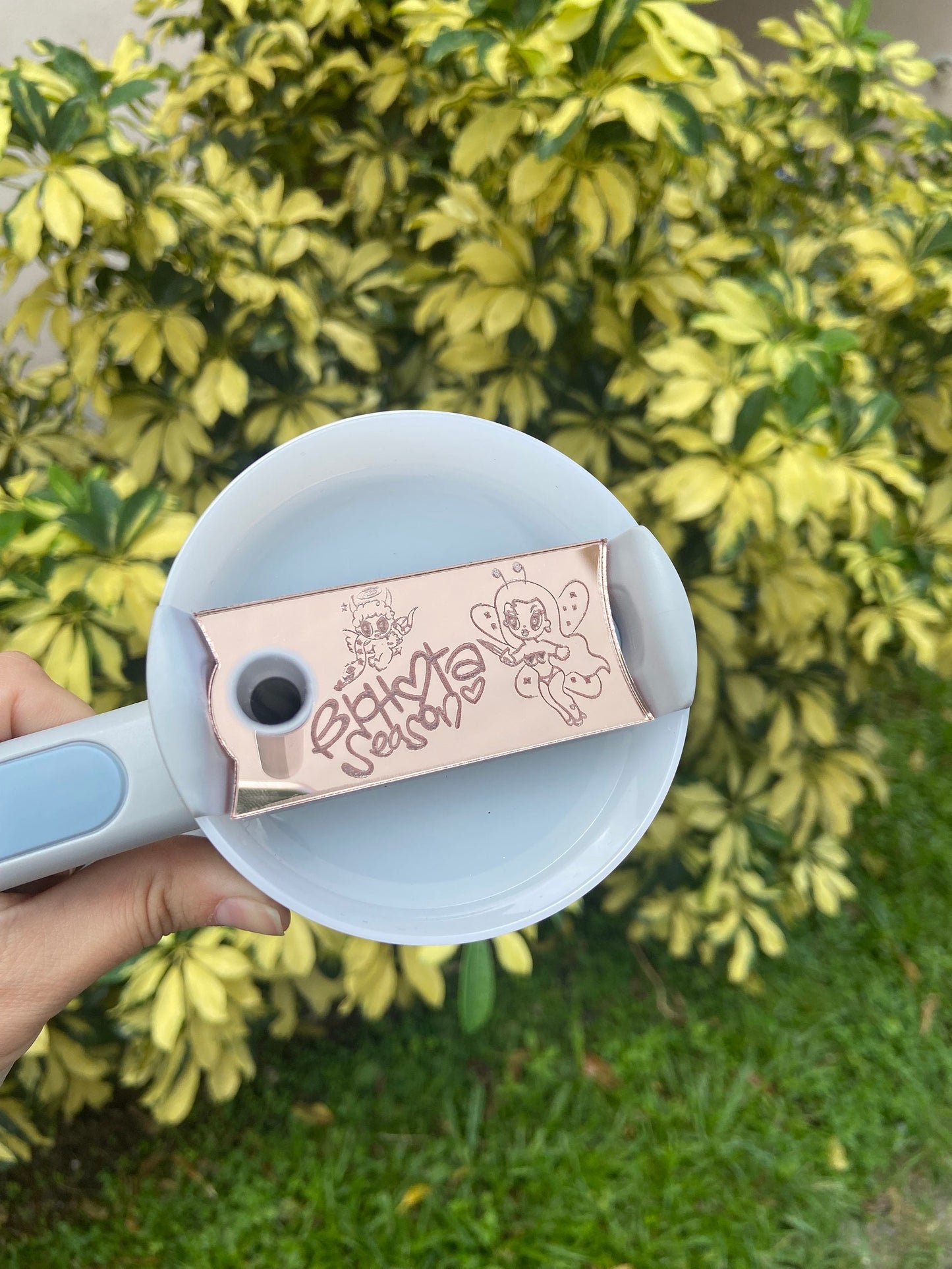 BICHOTA season Stanley name Plate, karol G Stanley tag, BICHOTA tumbler tag, Stanley Name Tag, Acrylic name Plate, rose gold tumbler tag