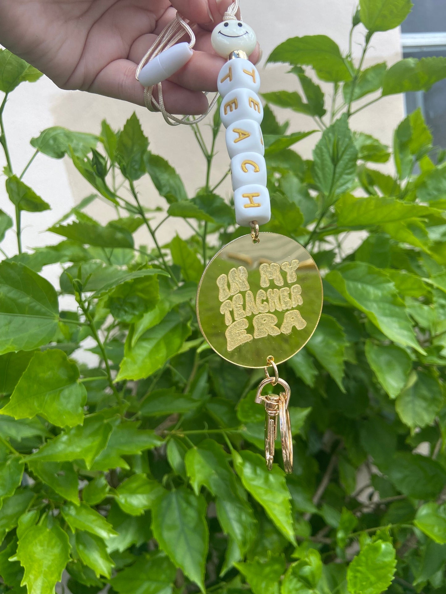 In my teacher Era lanyard, teacher lanyard, personalized teacher lanyard, custom lanyard, swiftie lanyard,