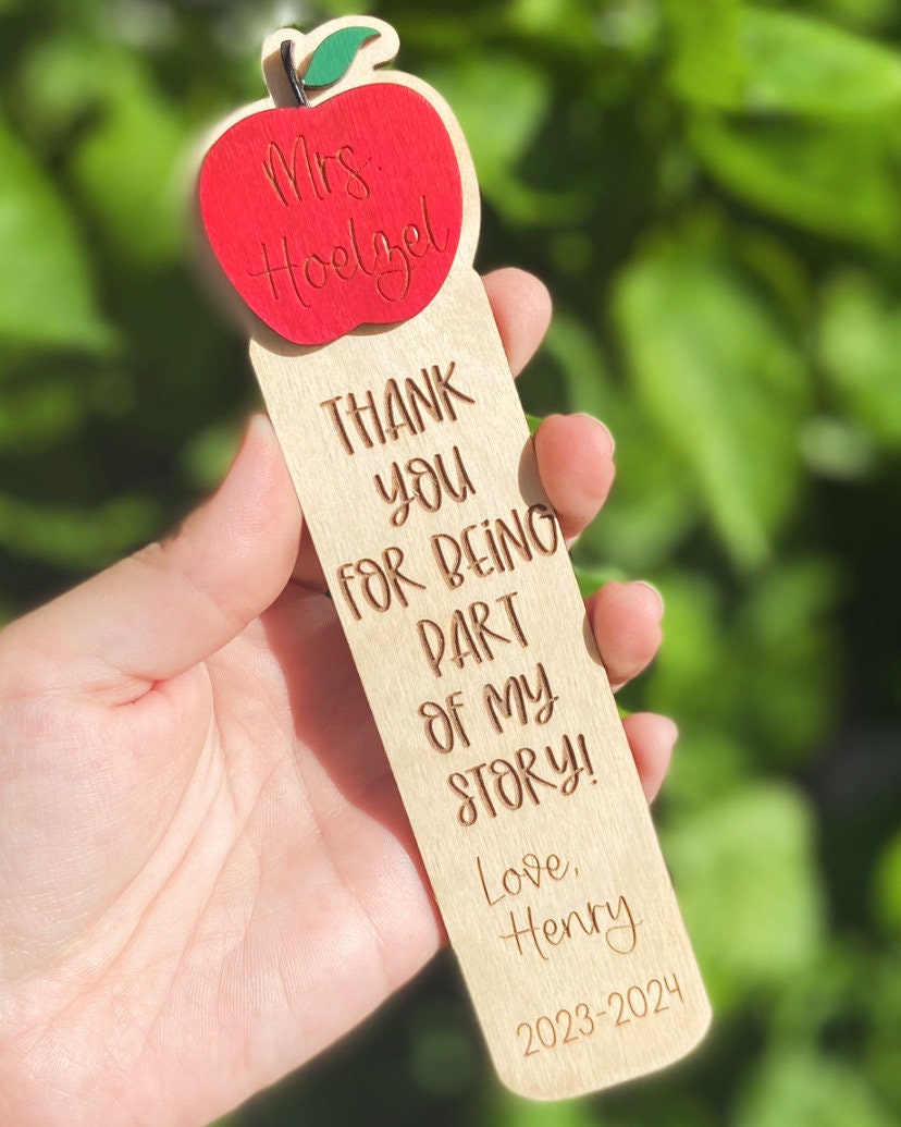 Personalized Teacher bookmark, Teacher Gift, Personalized Teacher Gift, teacher appreciation gift, teacher Christmas gift
