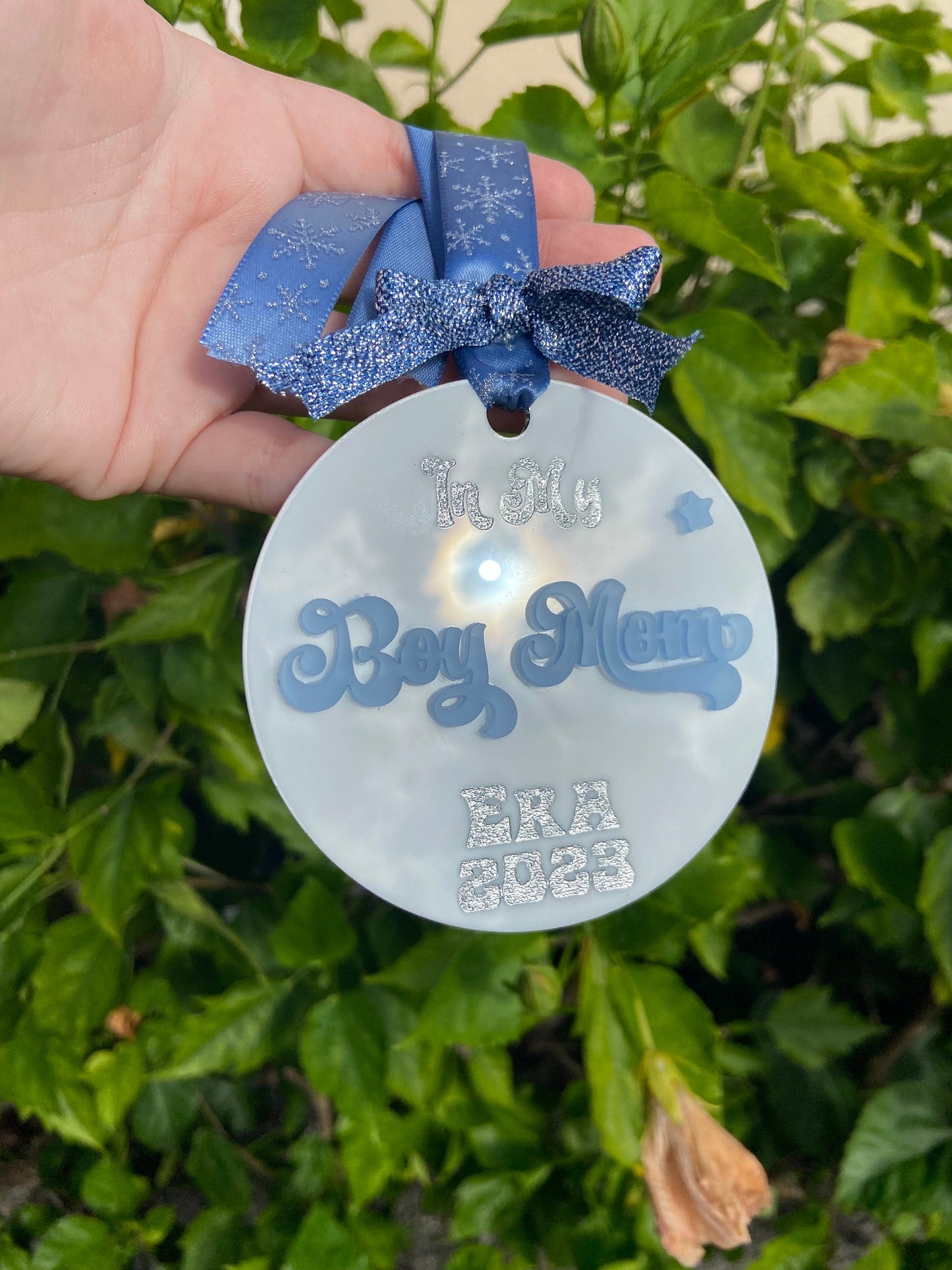 Boy mom ornaments, boy mom Era ornament, Taylor swift ornament, mom ornament, acrylic ornament
