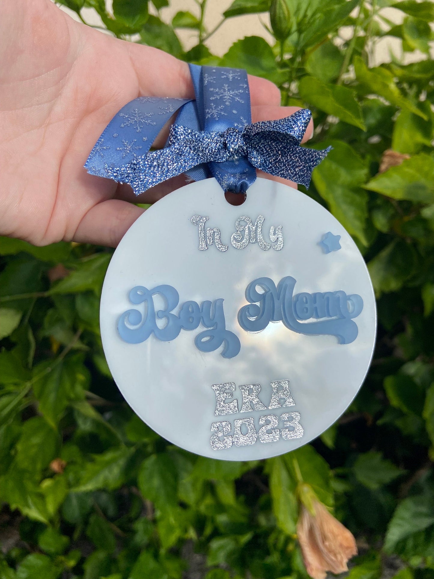 Boy mom ornaments, boy mom Era ornament, Taylor swift ornament, mom ornament, acrylic ornament