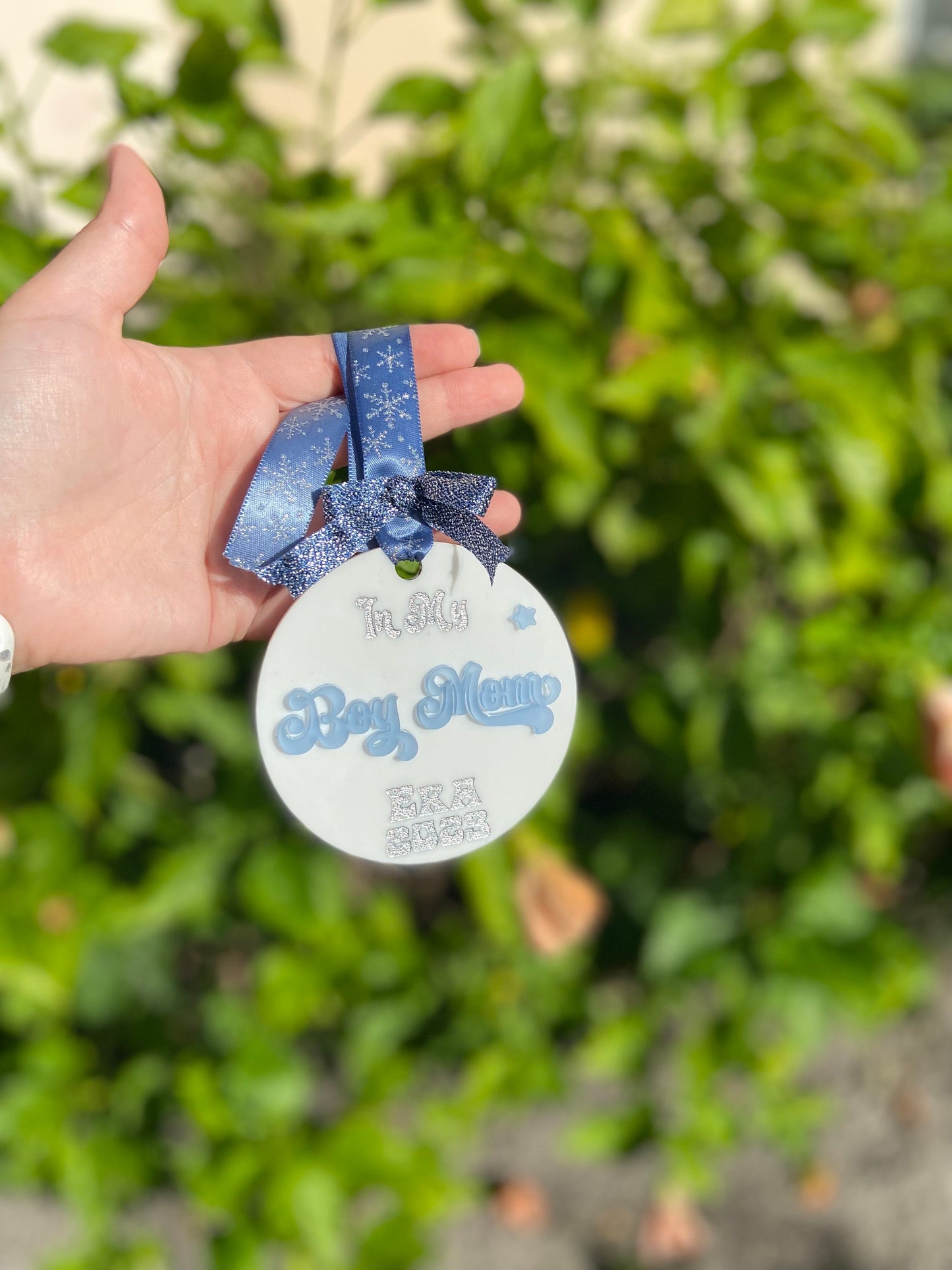 Boy mom ornaments, boy mom Era ornament, Taylor swift ornament, mom ornament, acrylic ornament