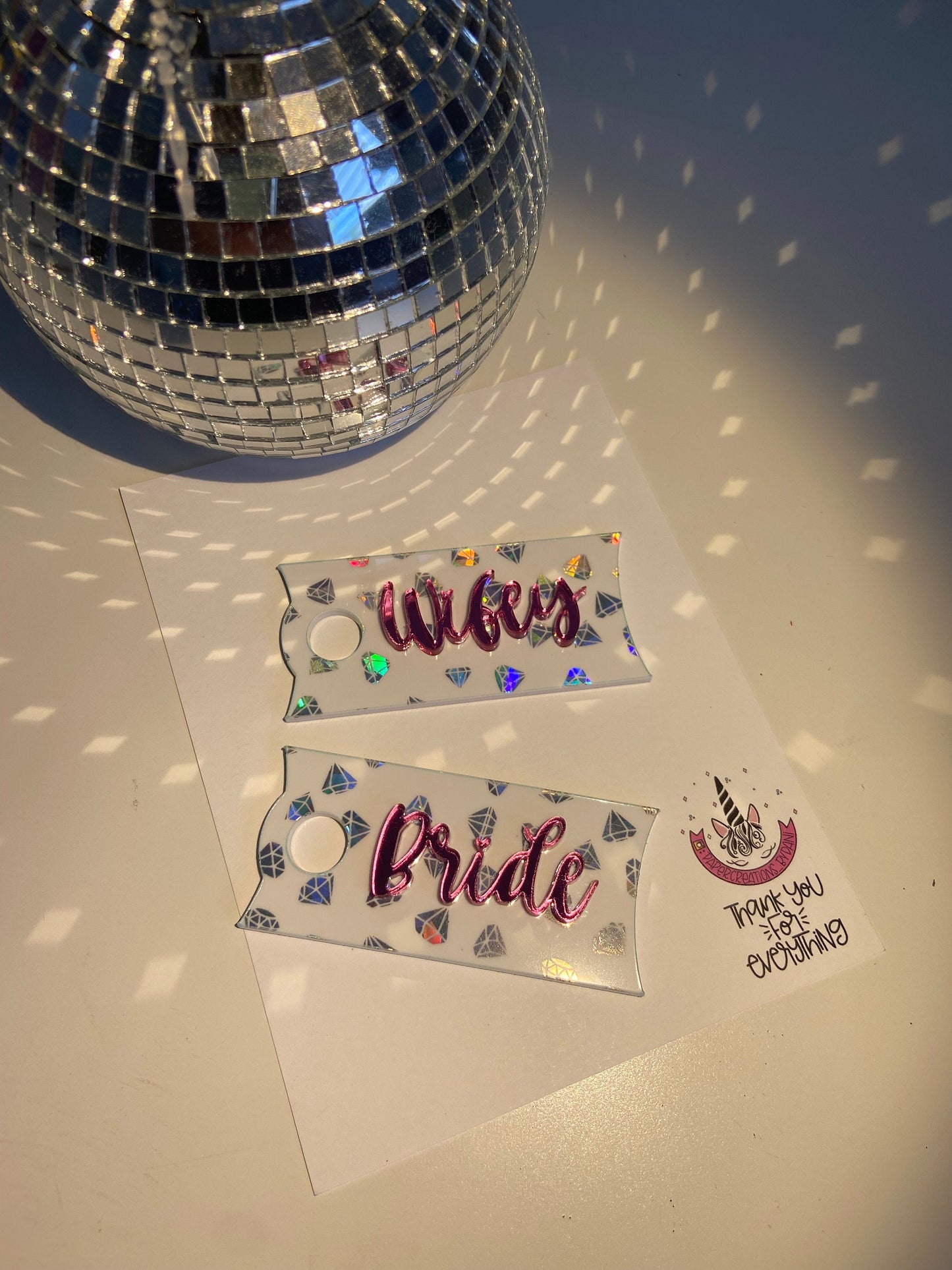 Wifey Stanley name Plate, wifey tumbler tag, Stanley Name Tag, Acrylic name Plate, tumbler tag