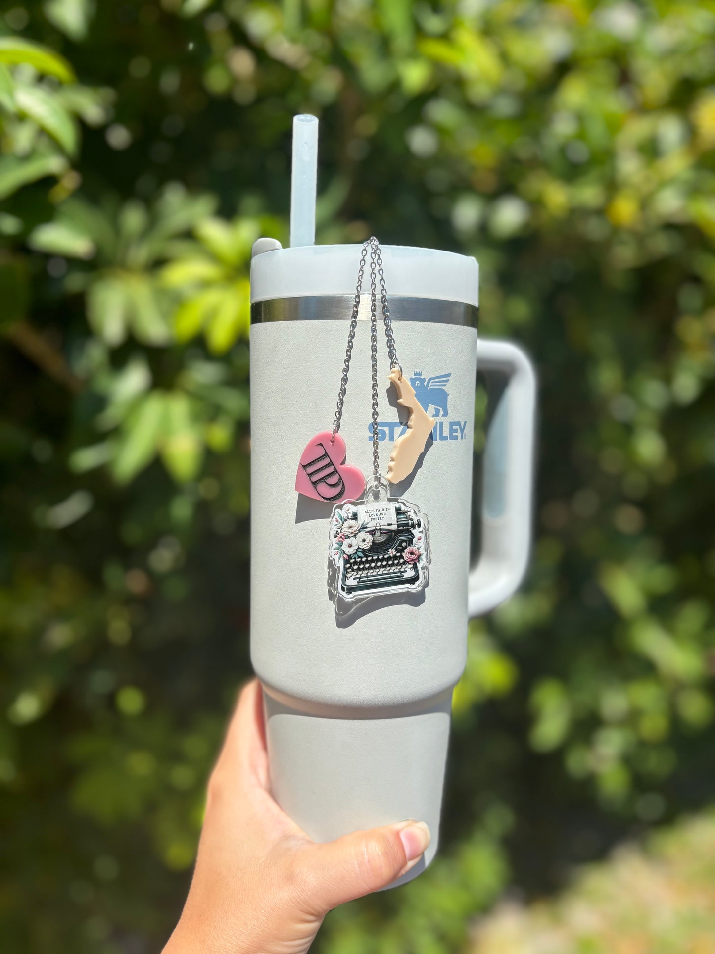 Taylor swift charm, TTDP charm, Stanley Cup Charm, The tortured poet department, Bottle Charm, swiftie cup charm, swiftie gift