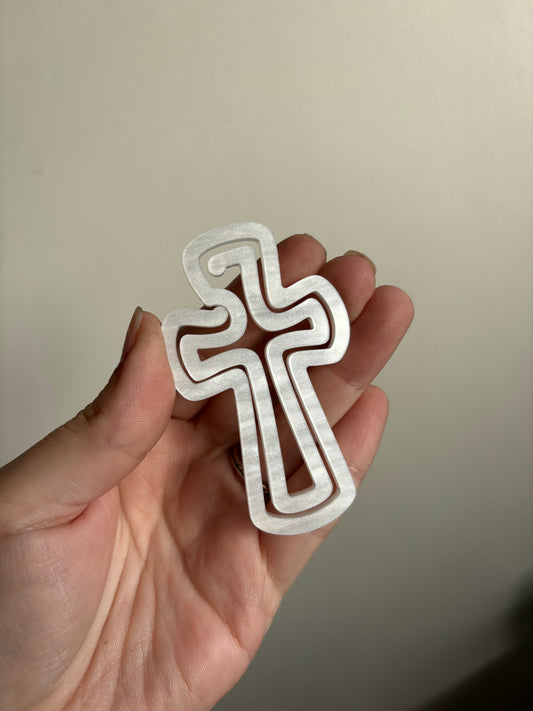 Cross acrylic bookmark