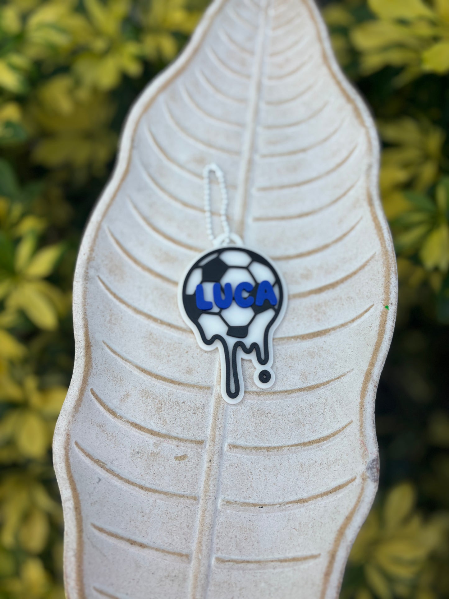 3D soccer keychain