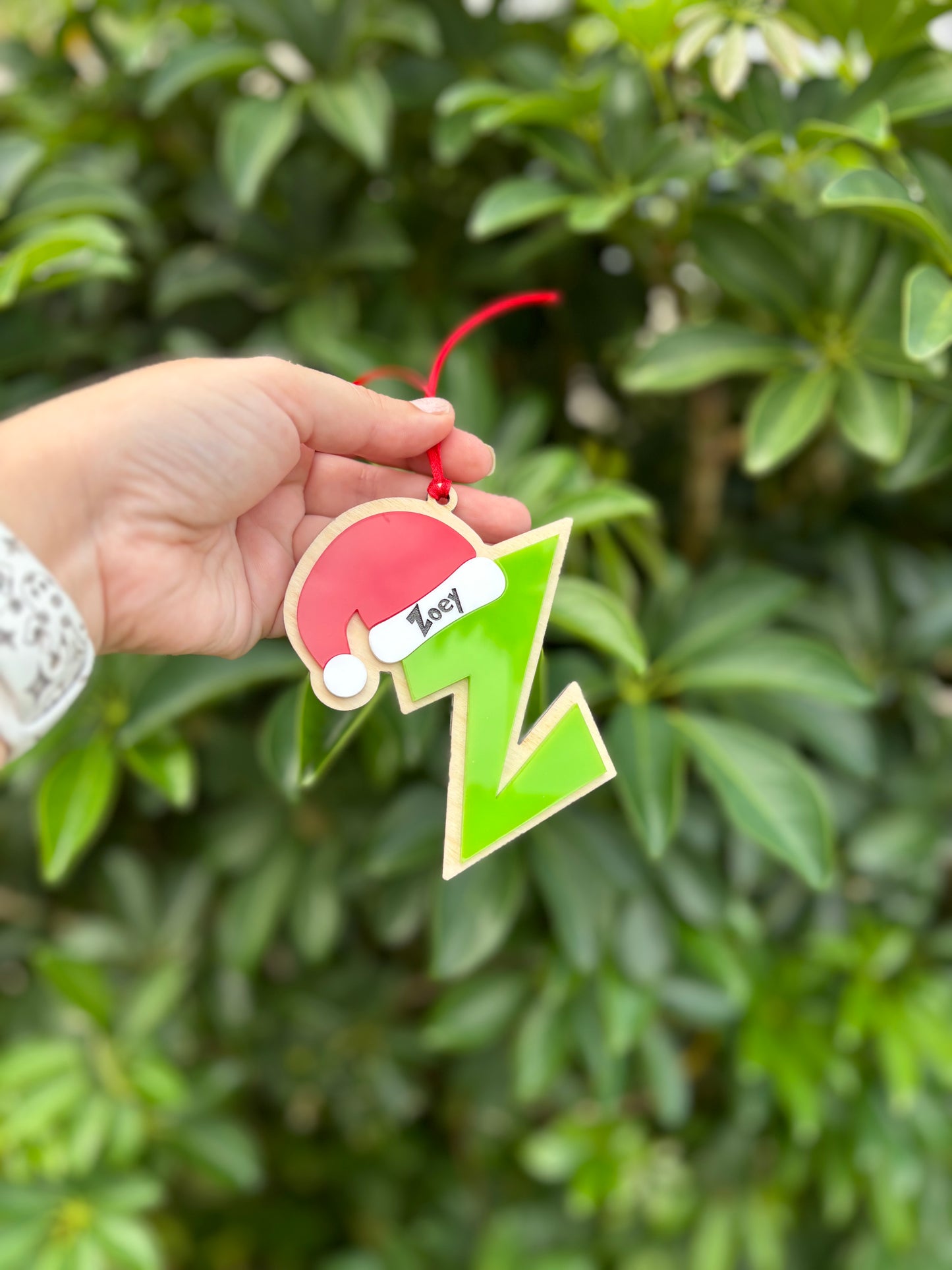 Personalized grinchmas ornament