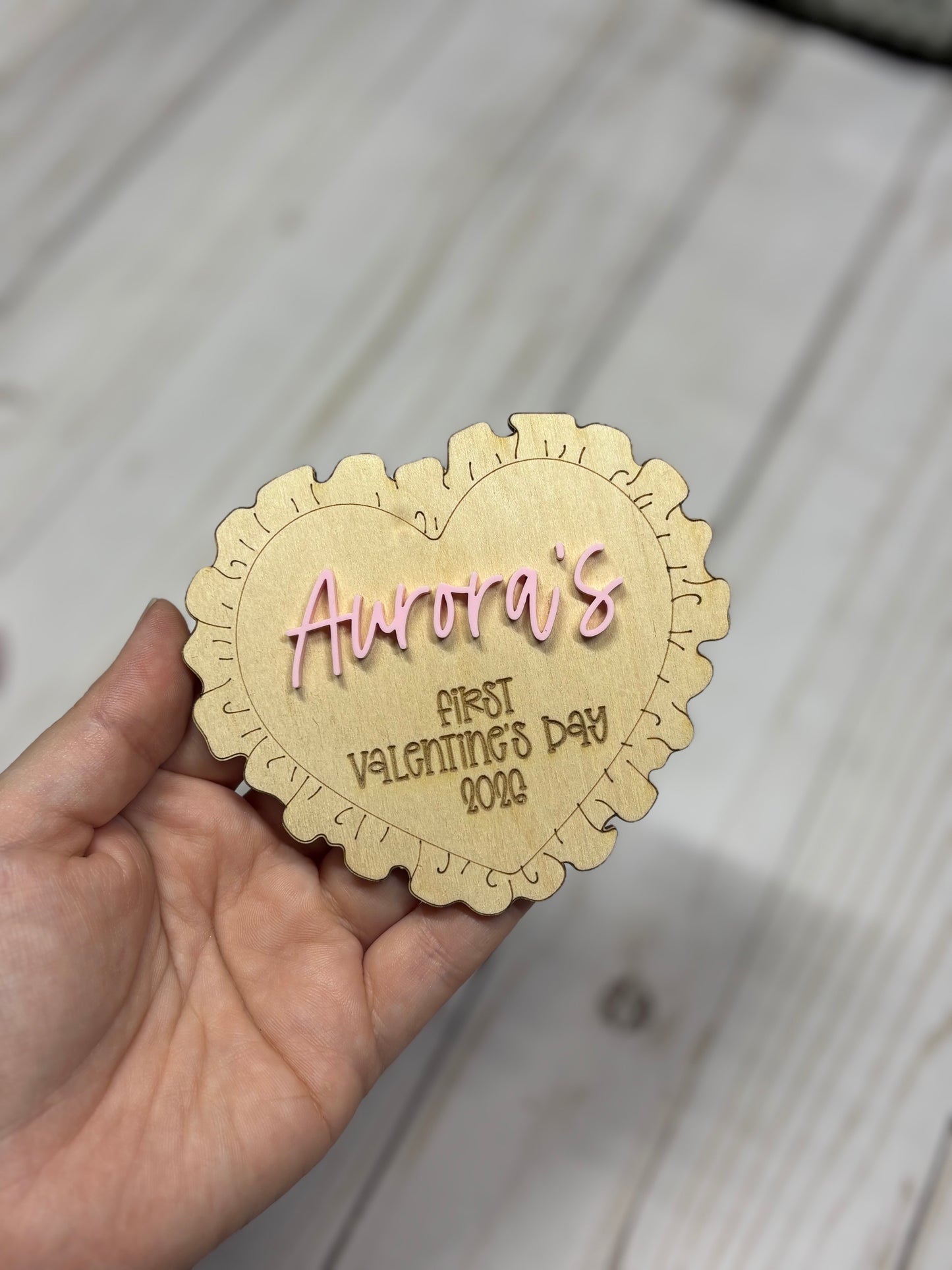 My first valentines baby keepsake