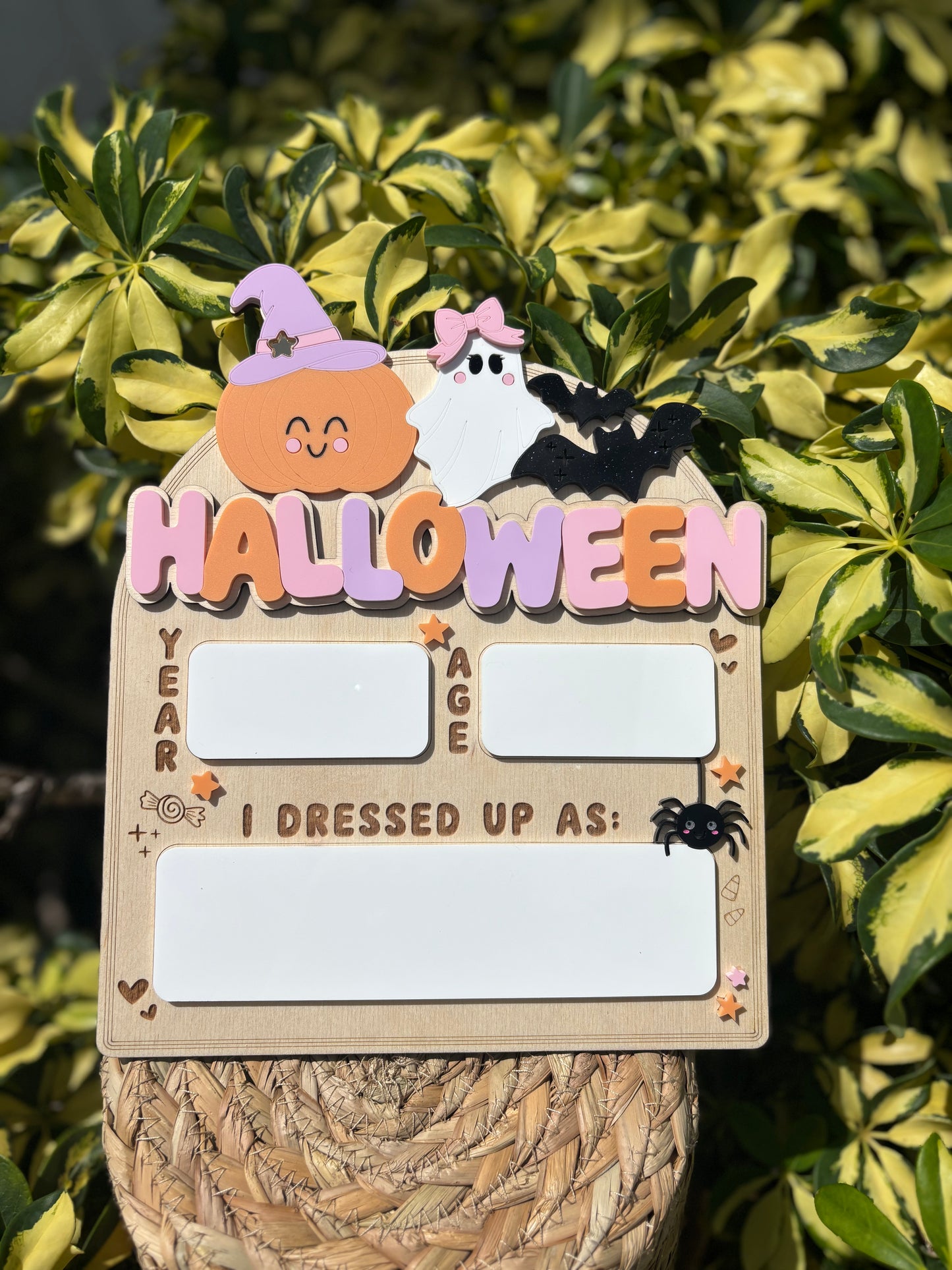 Whimsical Halloween sign