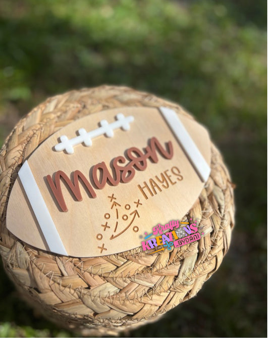 Baby football name announcement