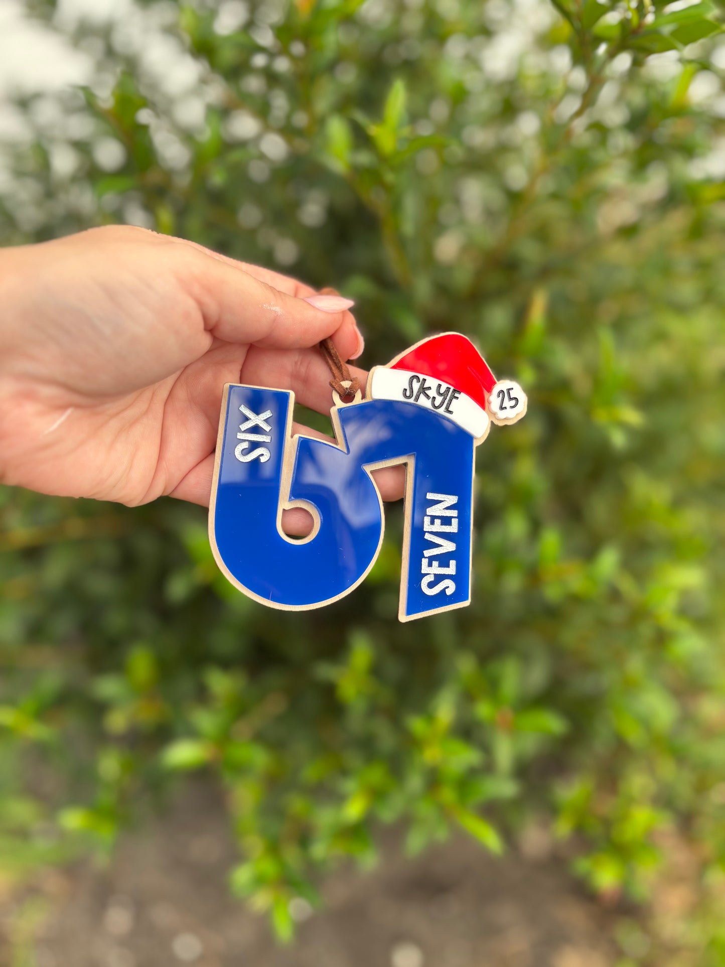 Six Seven Christmas ornament