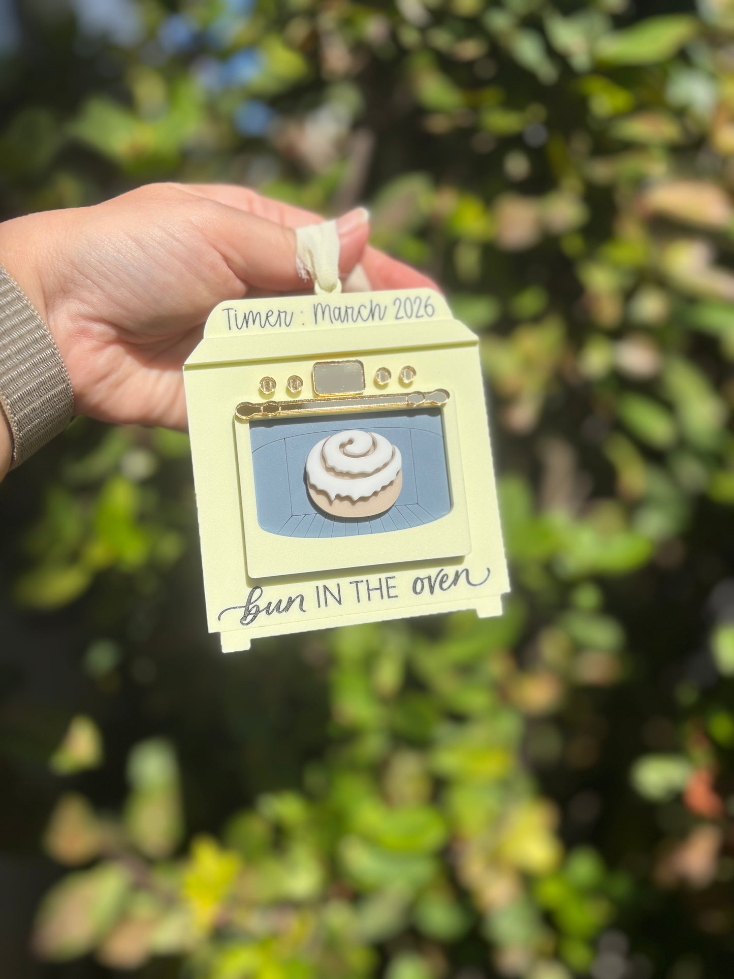 Bun in the oven ornament