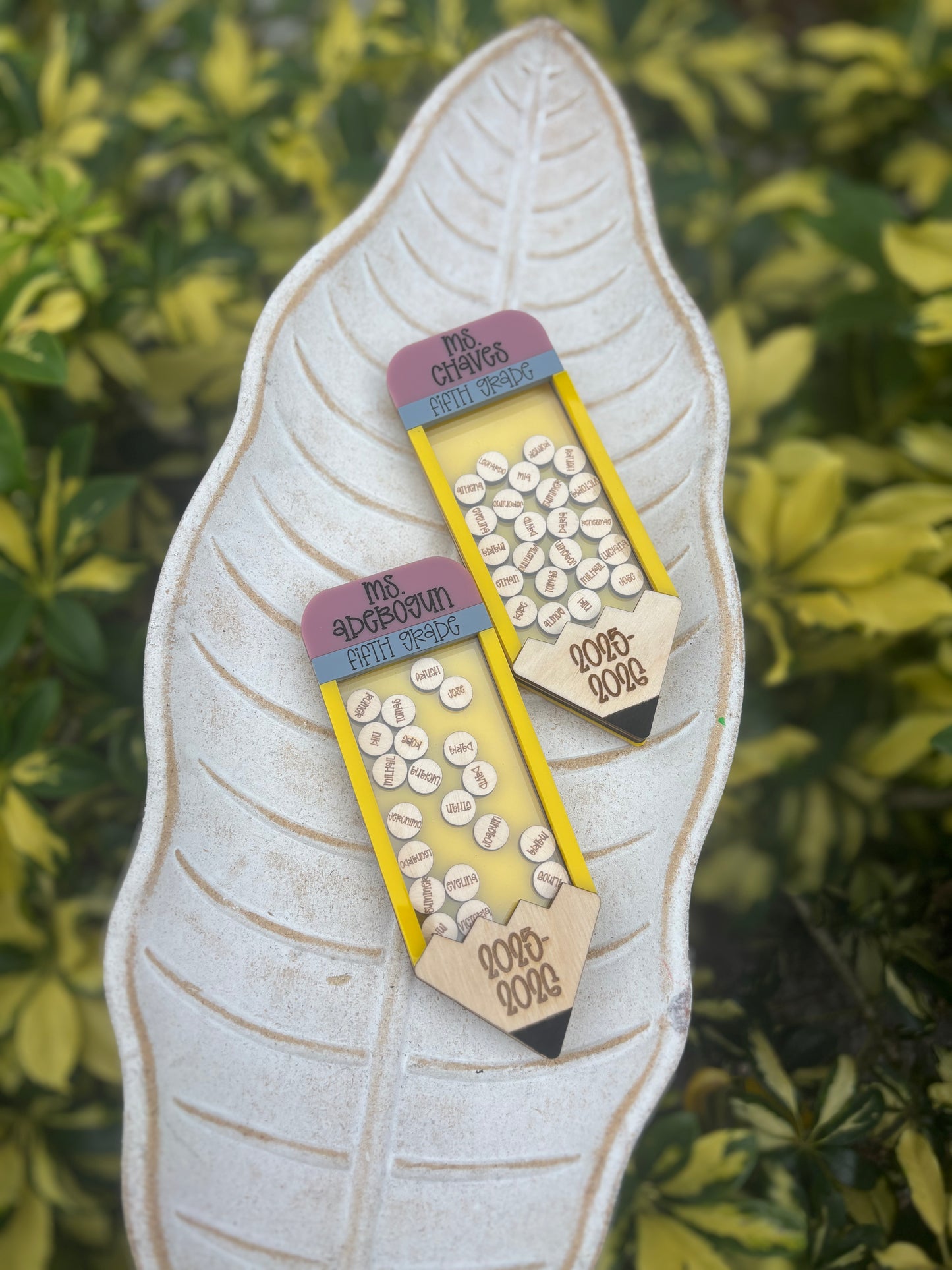 Personalized Class Pencil Magnet – Teacher Keepsake Gift