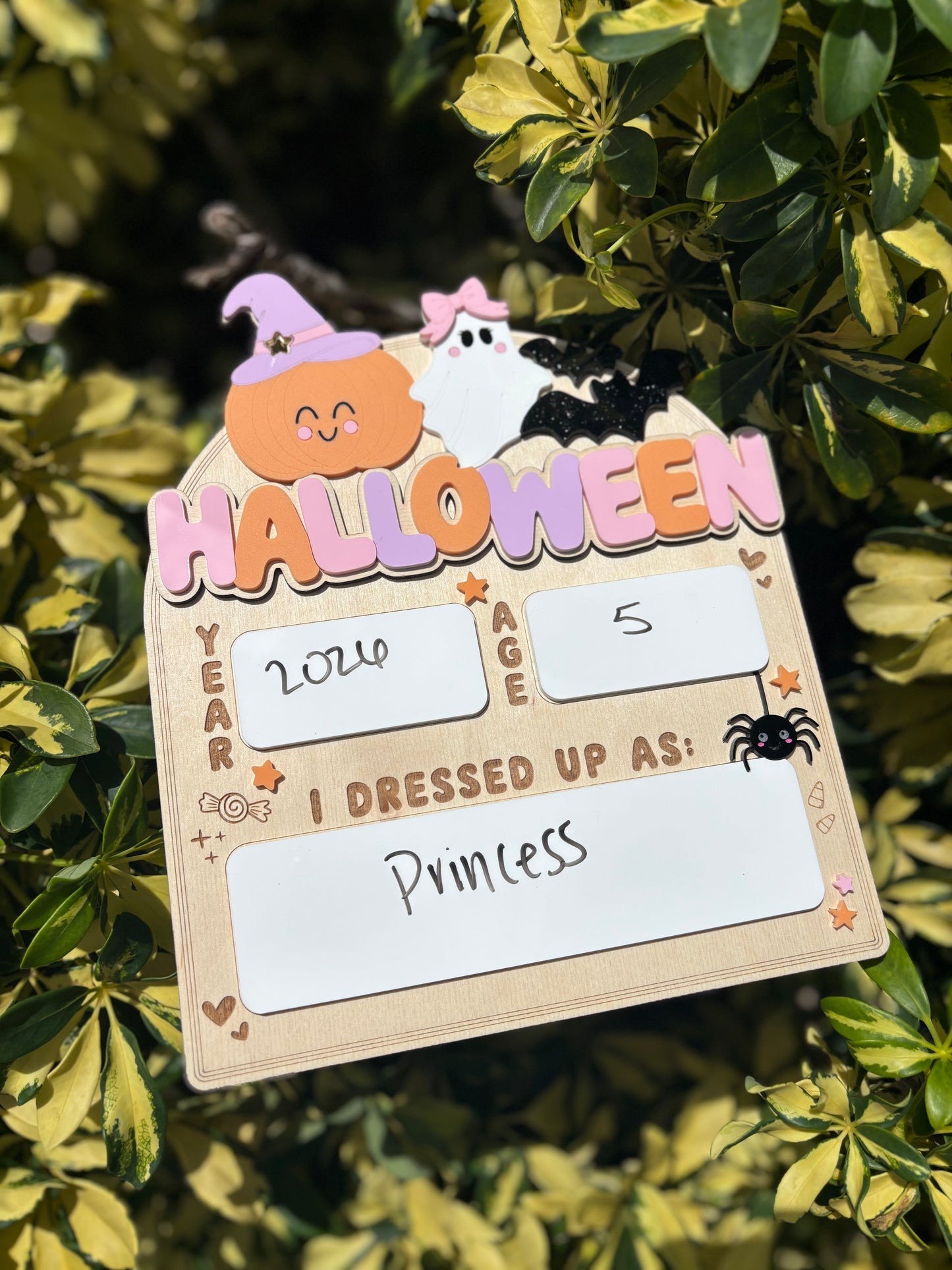 Whimsical Halloween sign