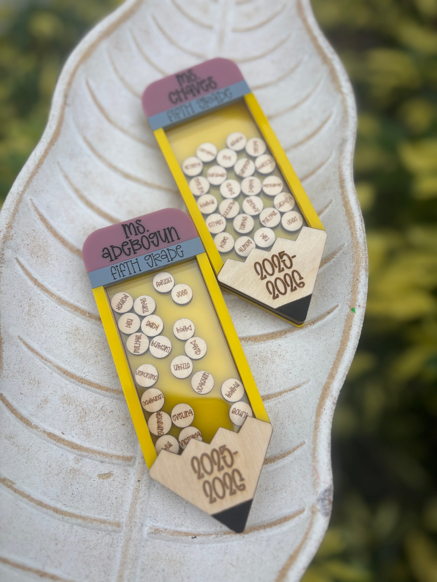 Personalized Class Pencil Magnet – Teacher Keepsake Gift