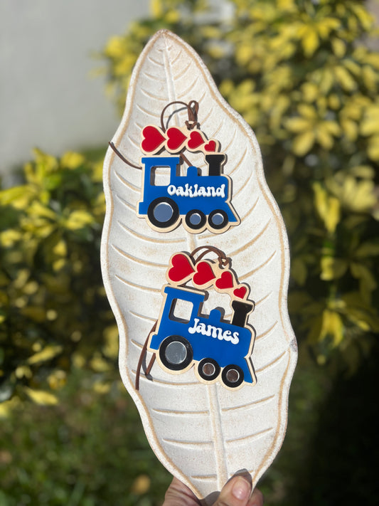 Train Valentines Tag