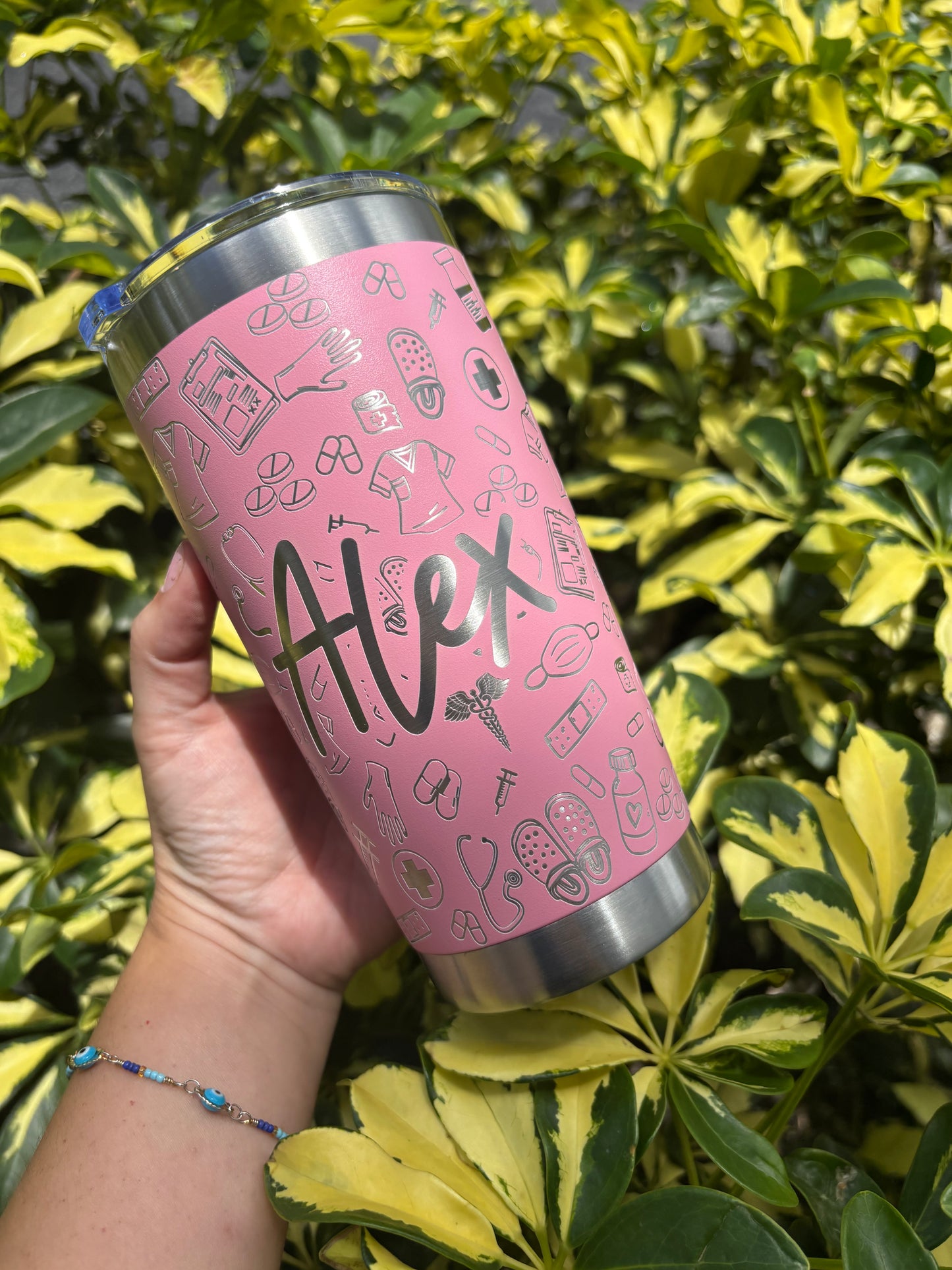 Personalized nurse tumbler