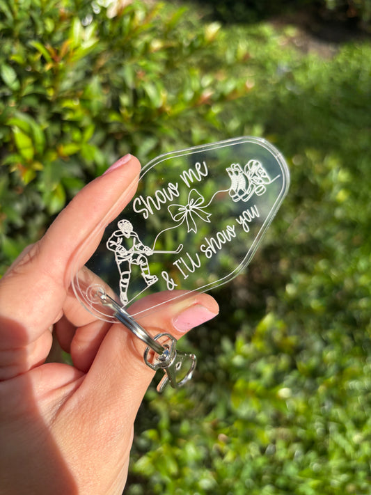 Hockey keychain