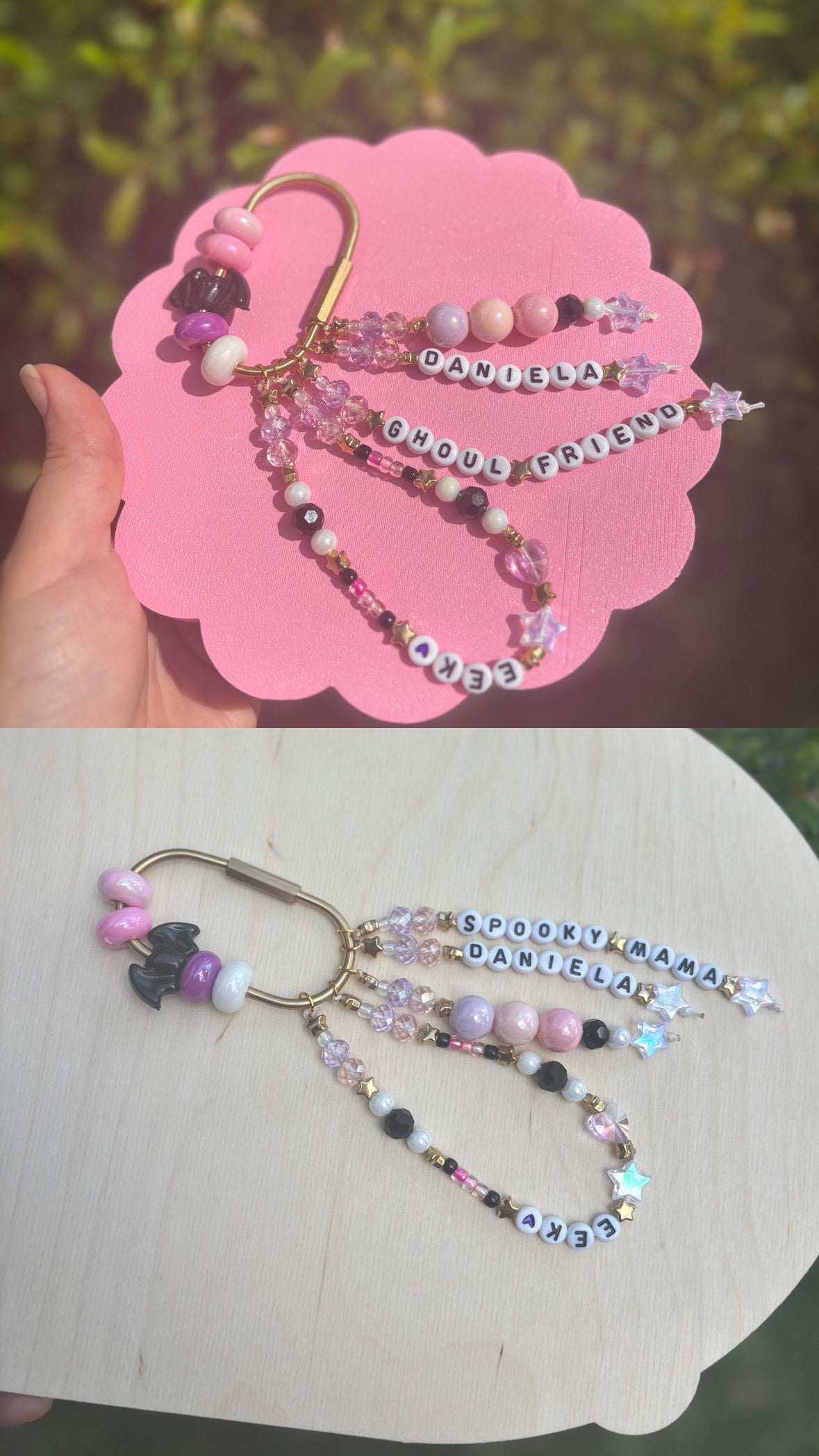 Pastel Halloween bag charm