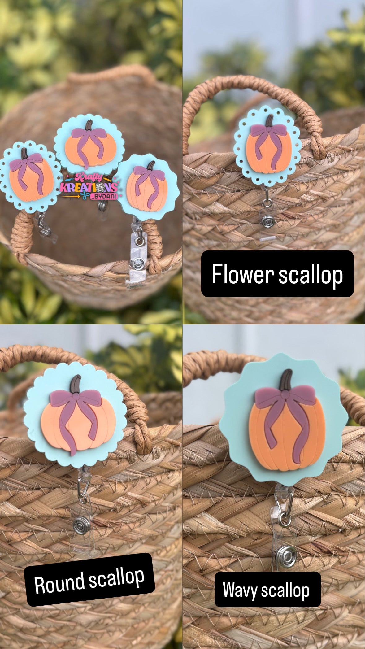 Pumpkin badges