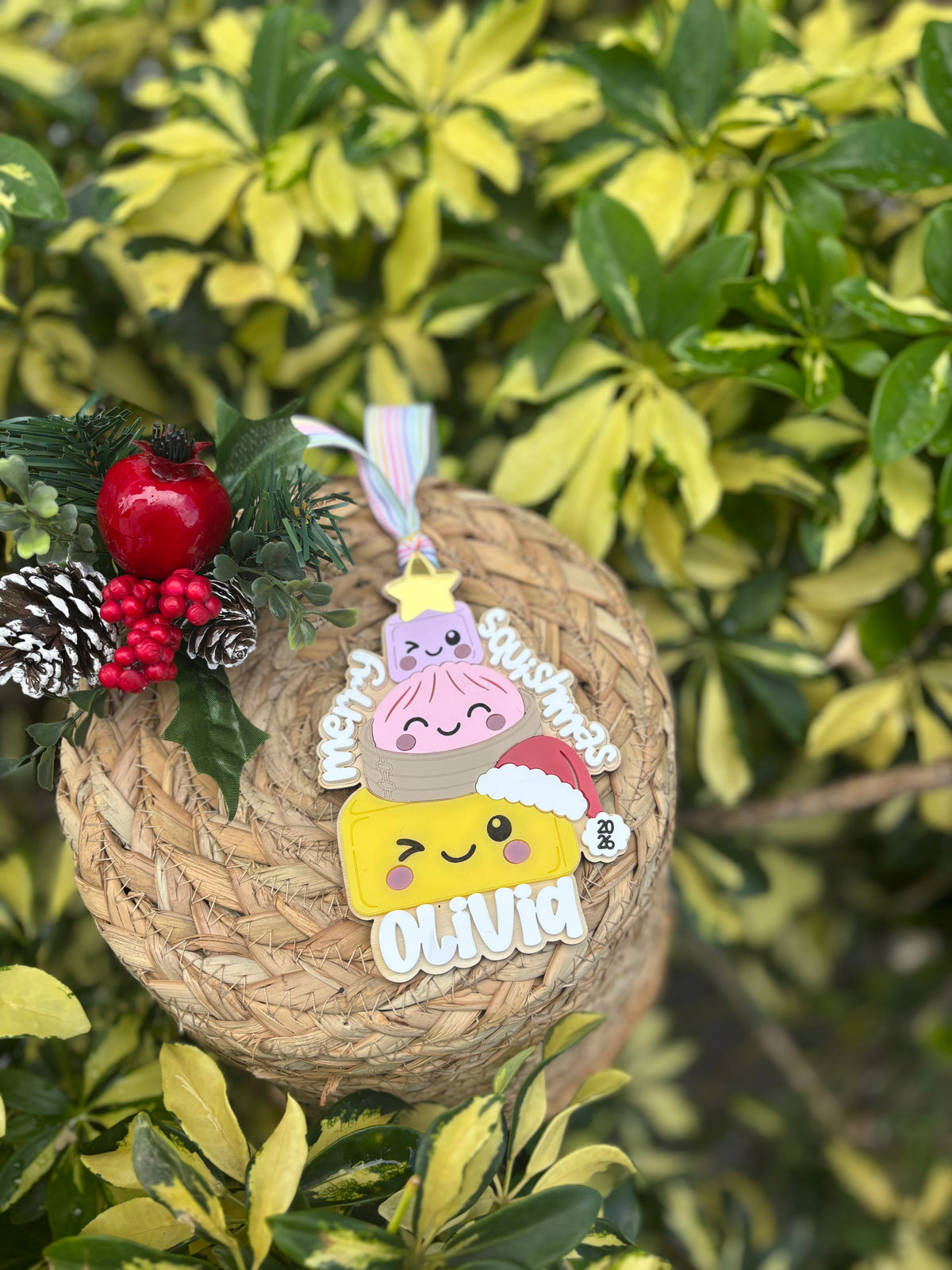 Merry Squishmas ornament