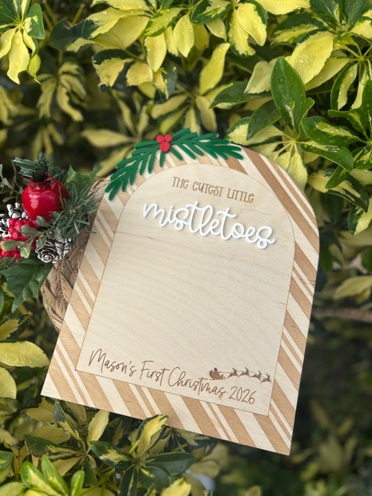 Mistletoes keepsake - My first Christmas