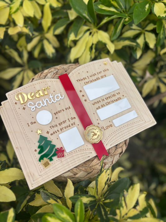 Dear Santa Letter - Dry erase