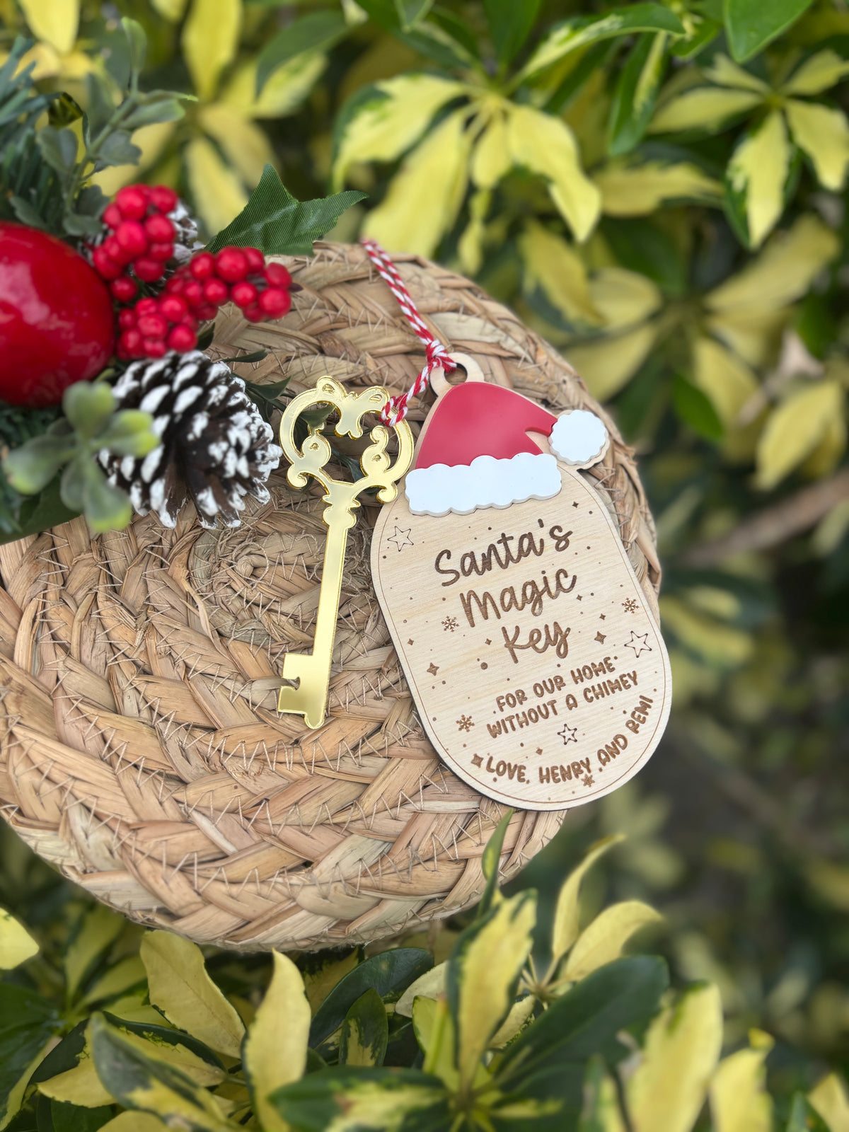 Santa's Magic Key Ornament