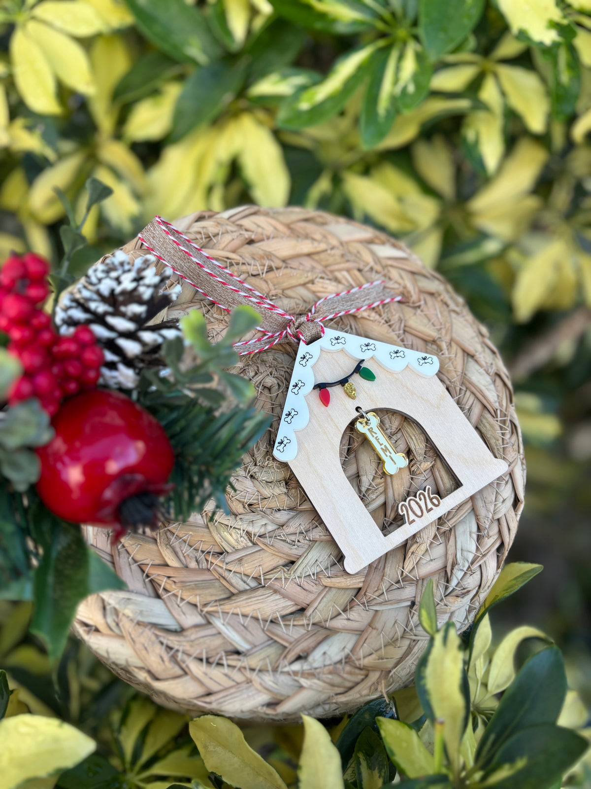 Dog house ornament