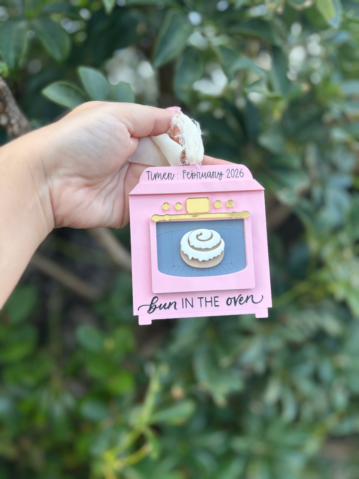 Bun in the oven ornament